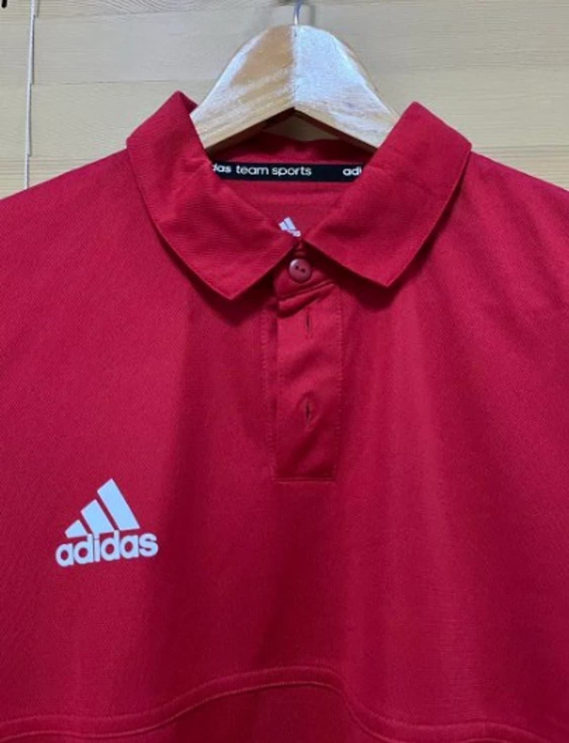 아디다스 남성 climalite 레드반팔PK티셔츠 상품이미지1