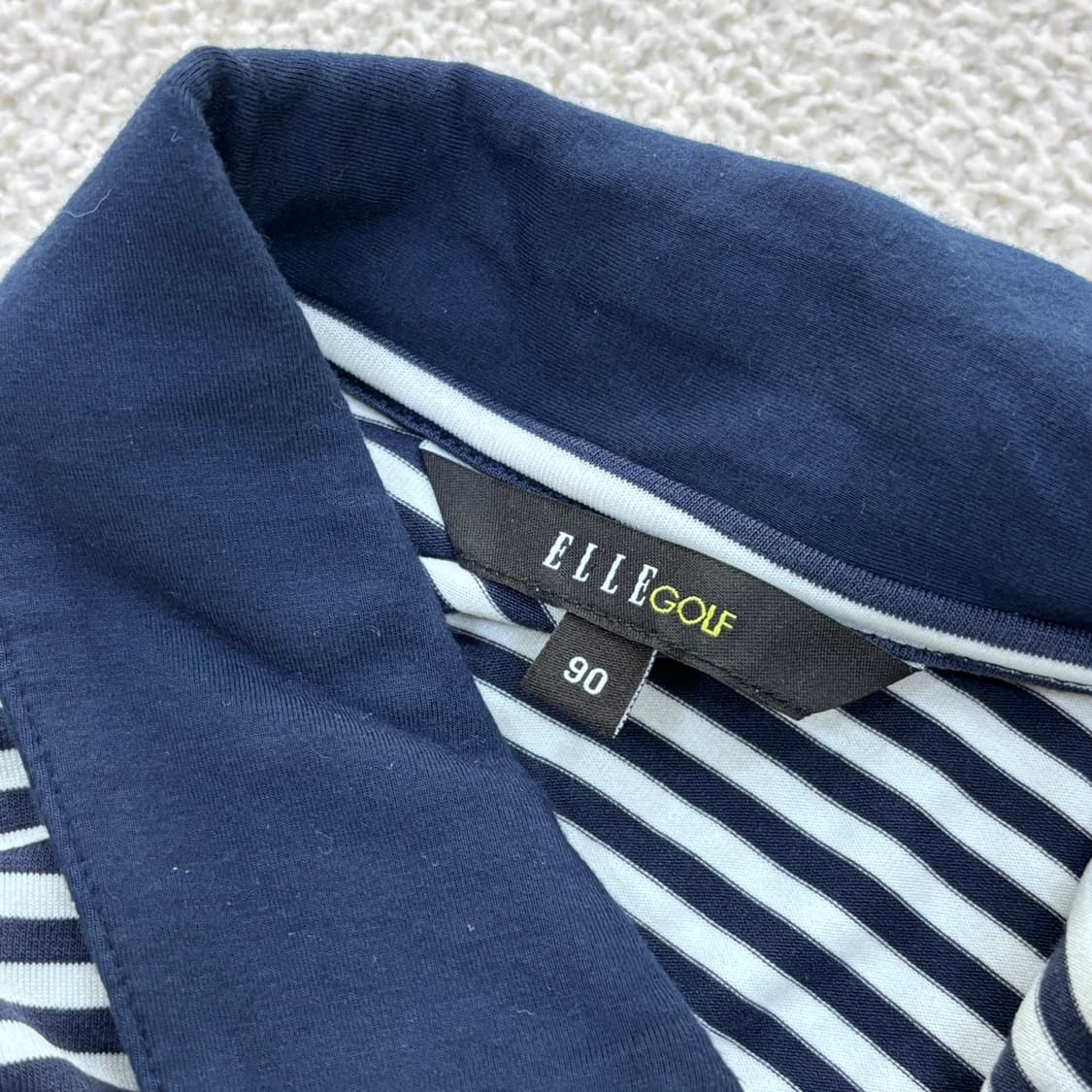 90 엘르골프 민소매 카라 원피스 0316E 상품이미지3