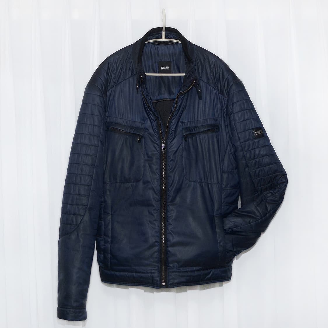 휴고 보스 싱글 집업 라이더 소프트 패딩 자켓 (52 / 100-105) 상품이미지1