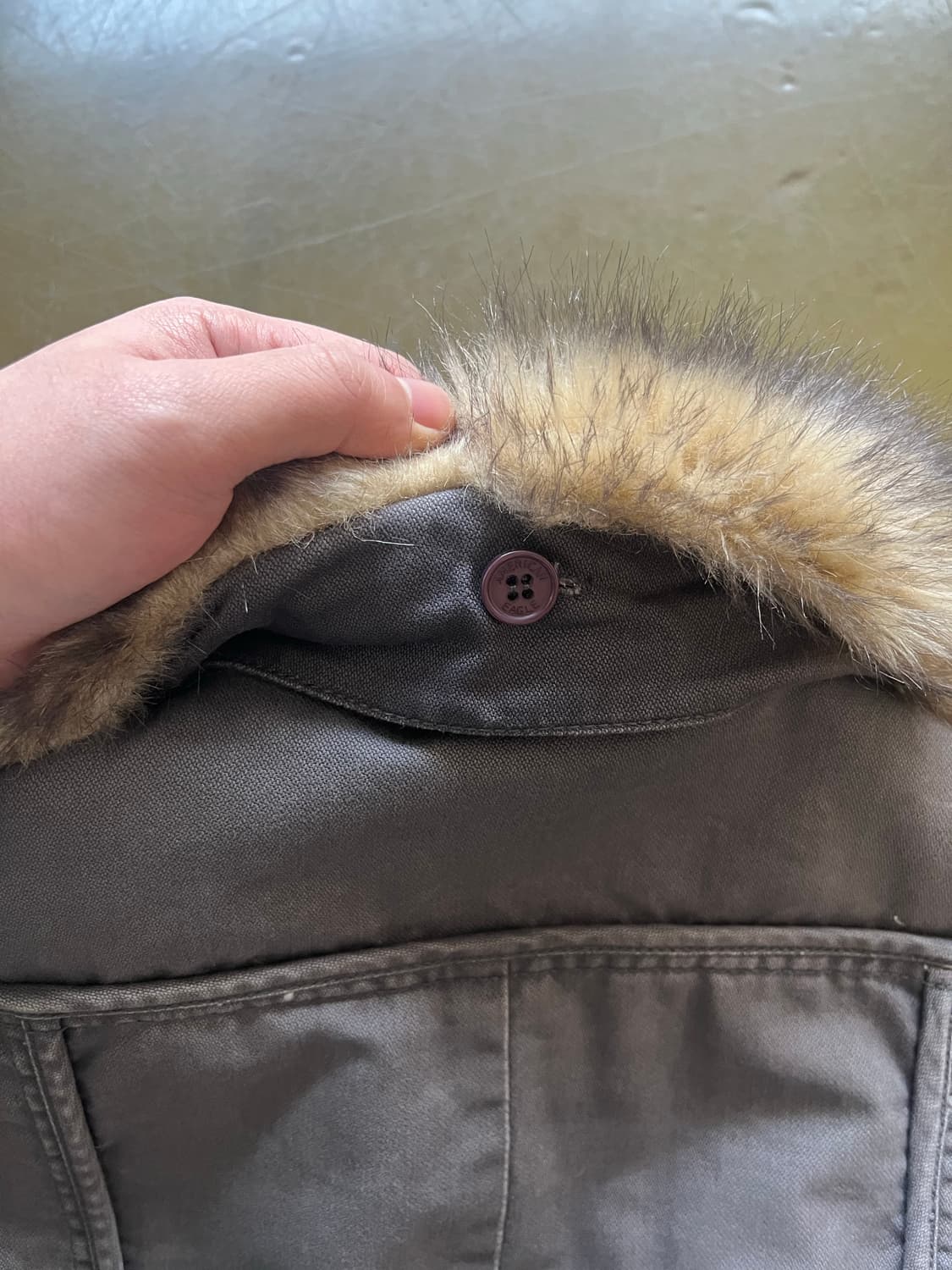 2000s American Eagle Fur Trimming Jacket 상품이미지9