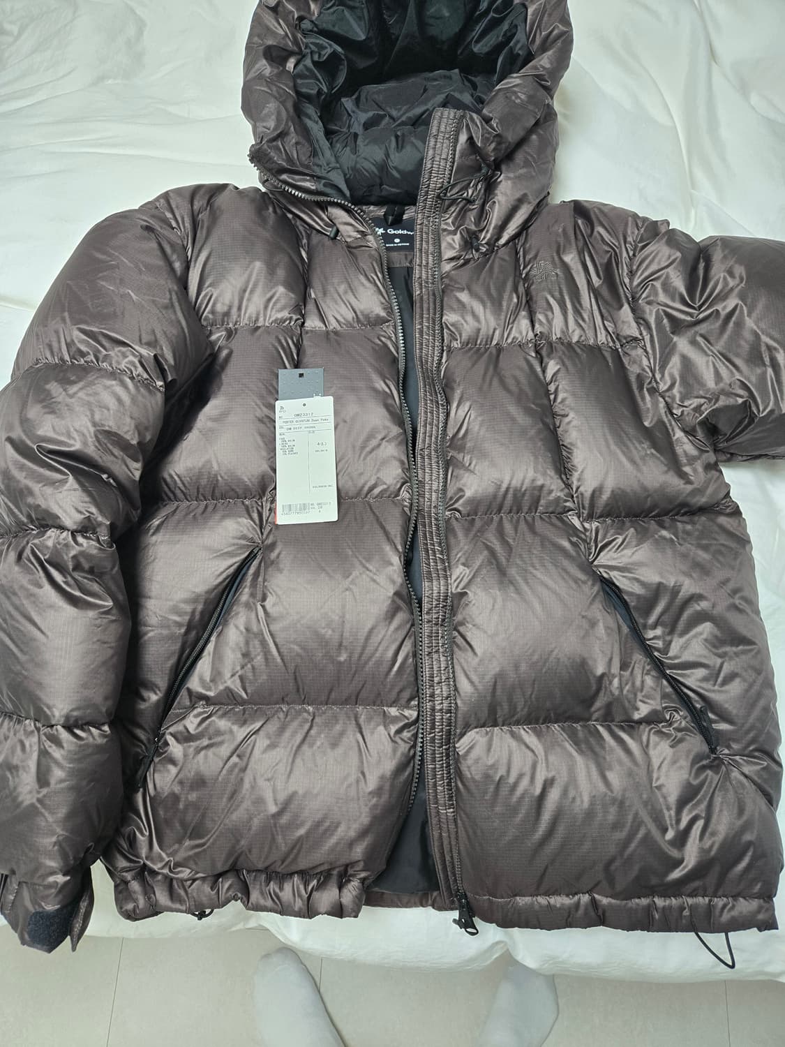 24fw 골드윈 퍼텍스 딥브라운 패딩/4(105) 상품이미지2