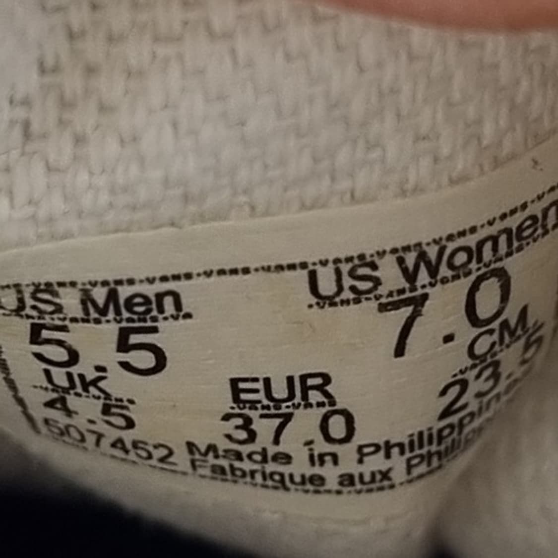 반스 스타일 36 여성스니커즈235 상품이미지6