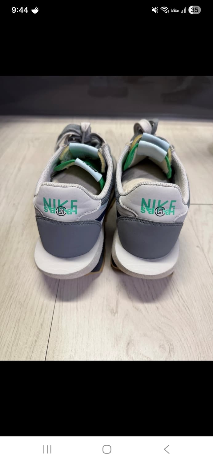 나이키 사카이 클랏 LD와플 쿨 그레이 250mm (실내 1회 착용) 상품이미지2