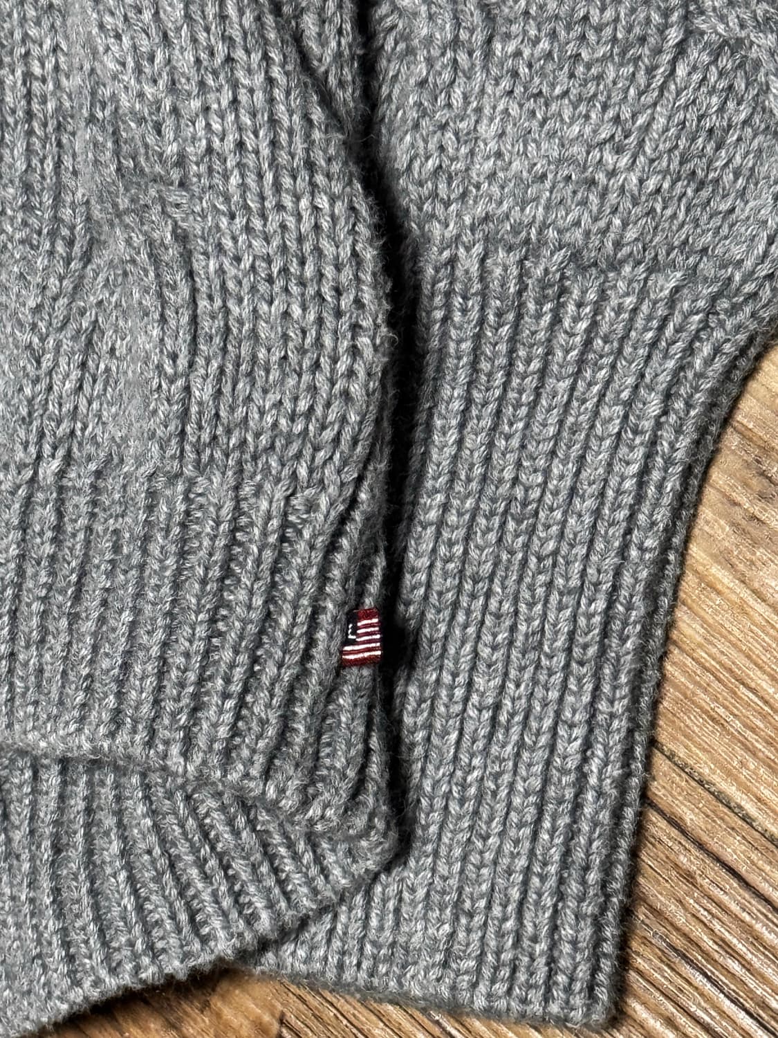 폴로 진스 컴퍼니 슬림핏 캐시미어 면 혼방 숄카라 가디건 상품이미지4