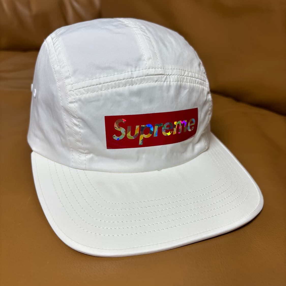Supreme 슈프림 화이트 캠프캡 모자 (White) 상품이미지6