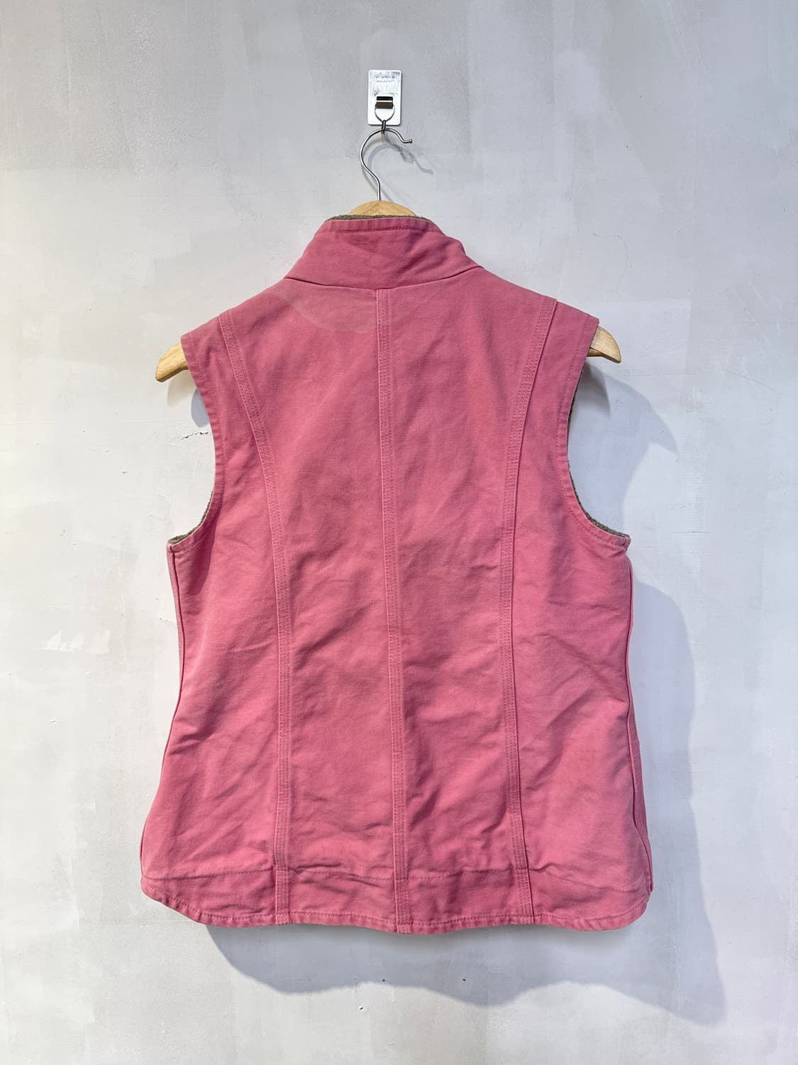 칼하트 핑크 플리스 베스트 조끼 상품이미지4