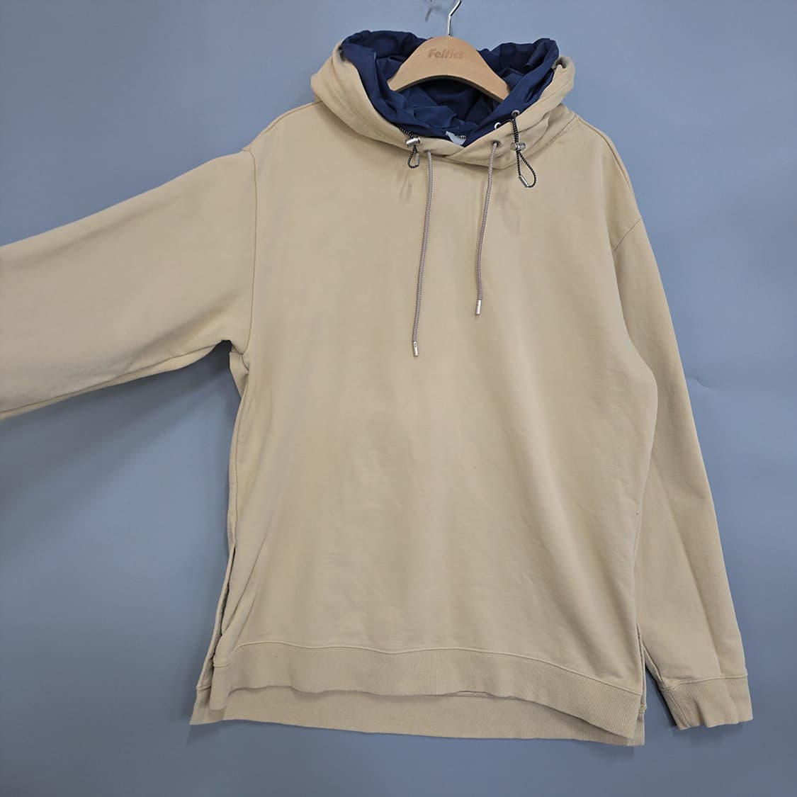 솔리드옴므(SOLID HOMME 후드 맨투맨 베이지 105 상품이미지2