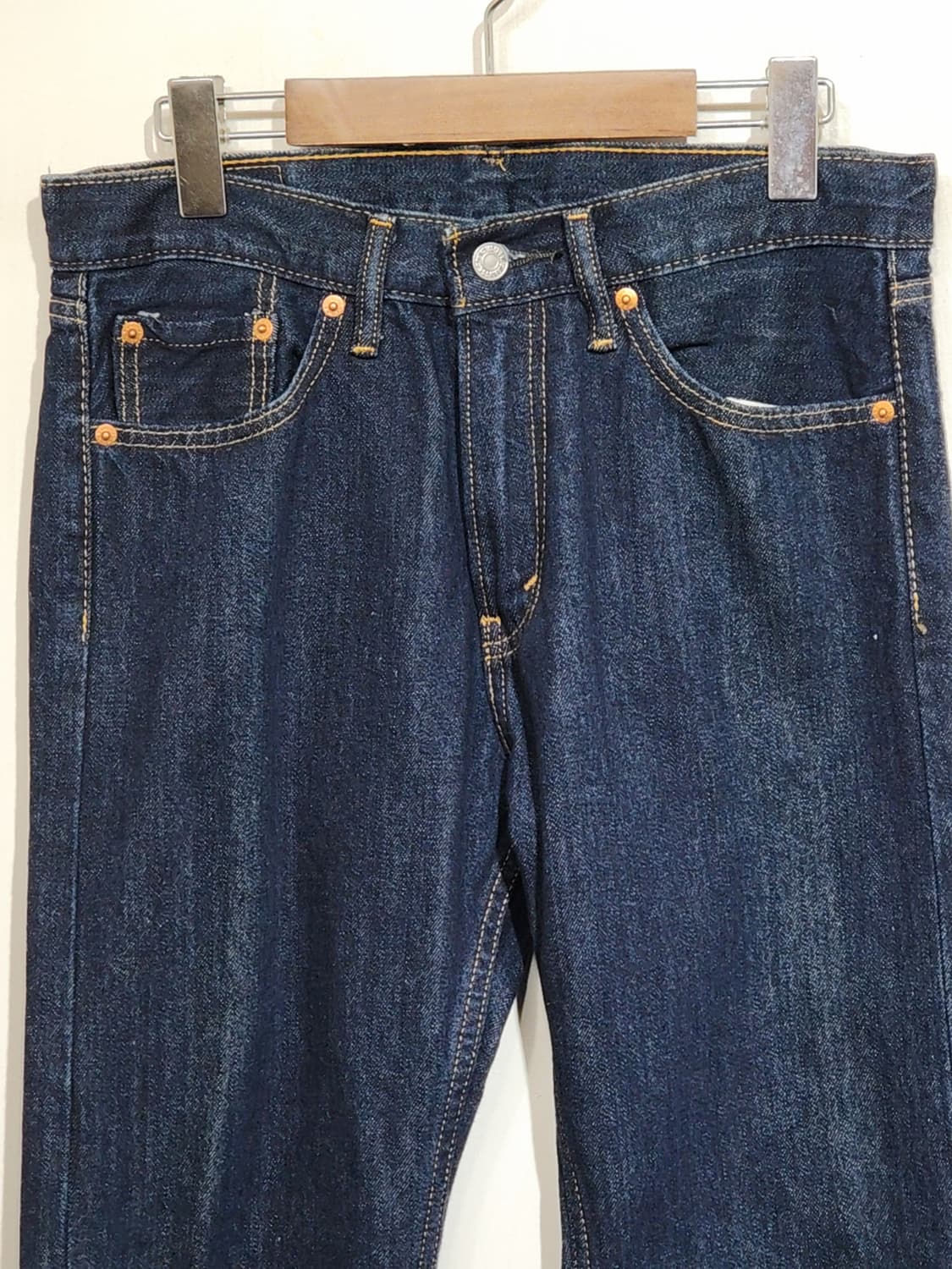 (30) 리바이스 505 청바지 진청 데님팬츠 140주년판  상품이미지2