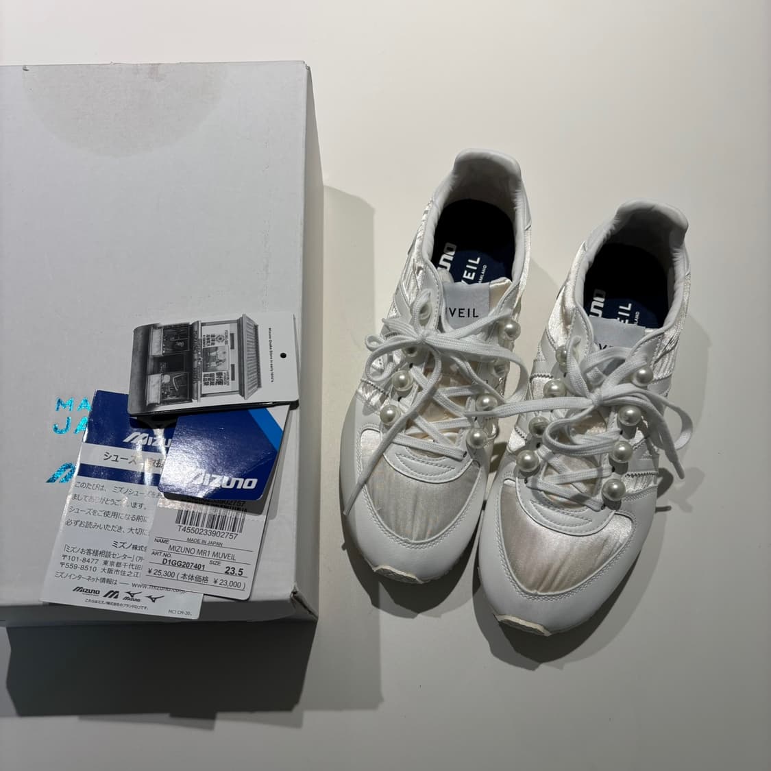 235) 미즈노 * 뮤베르 진주 스니커즈 상품이미지2