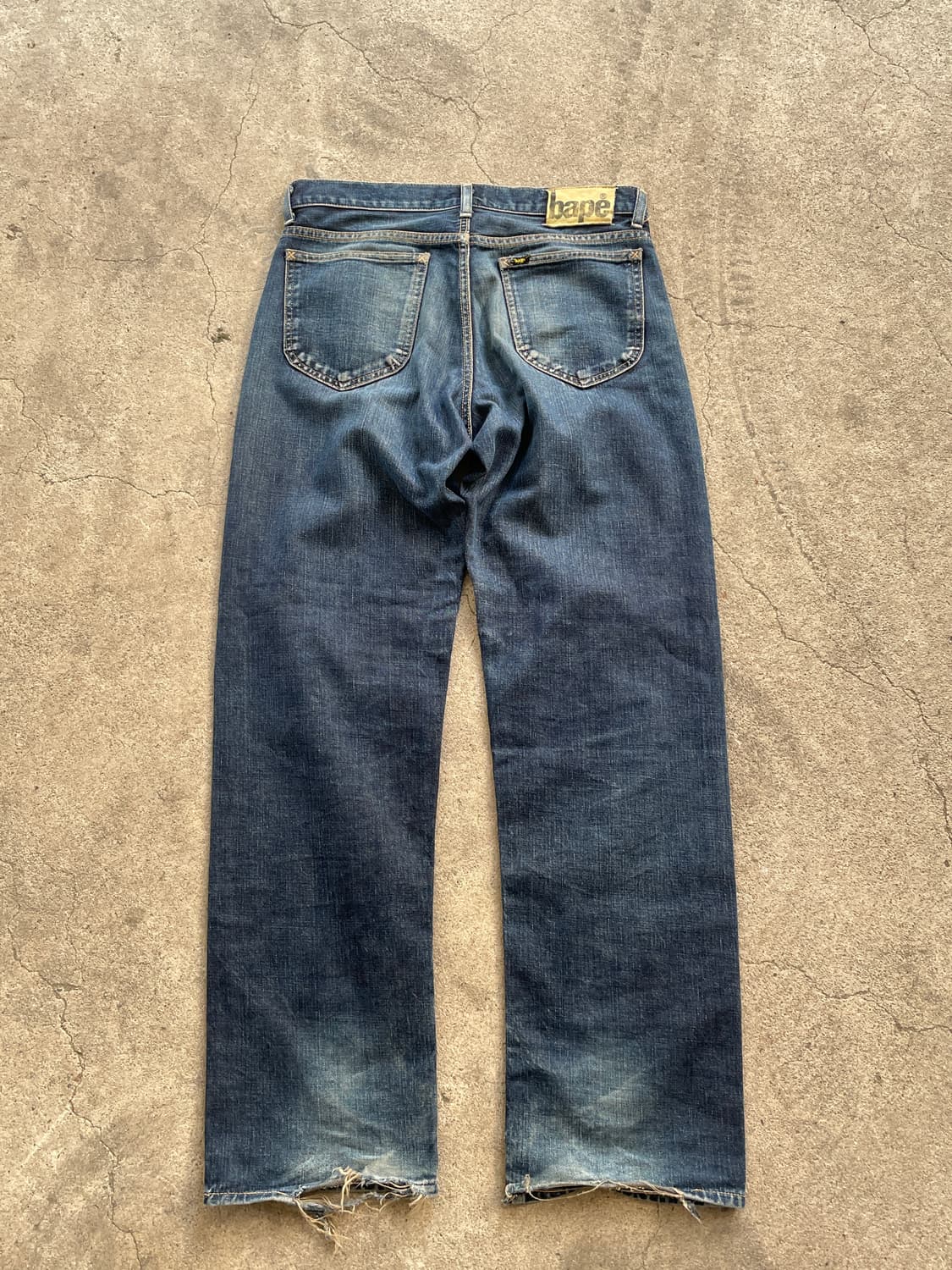 90-00s Bape Selvedge Denim Pants 상품이미지3