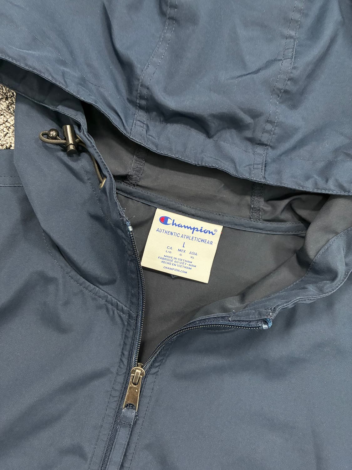 챔피온 어센틱 네이비 아노락 L 상품이미지5