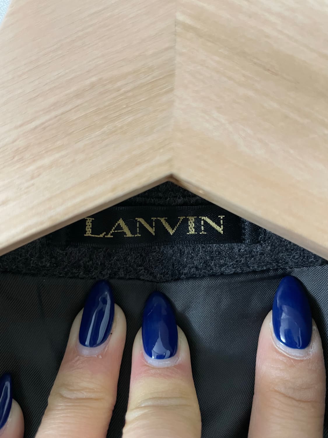 랑방 챠콜 울 모직 롱 코트 상품이미지7