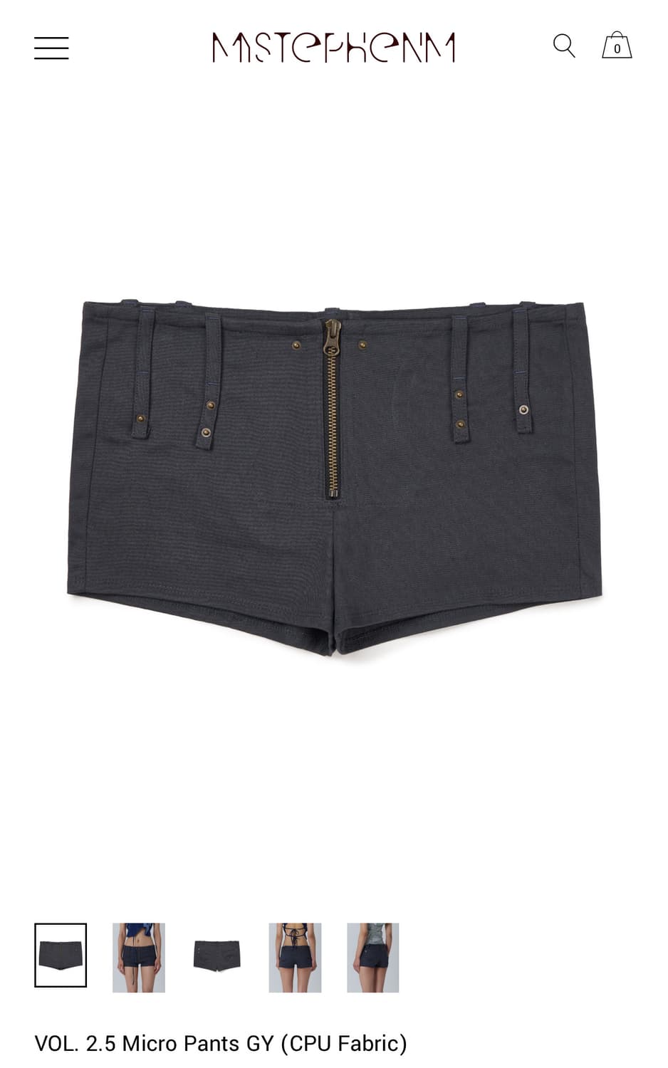 미스테페넘 VOL. 2.5 Micro Pants GY 상품이미지2