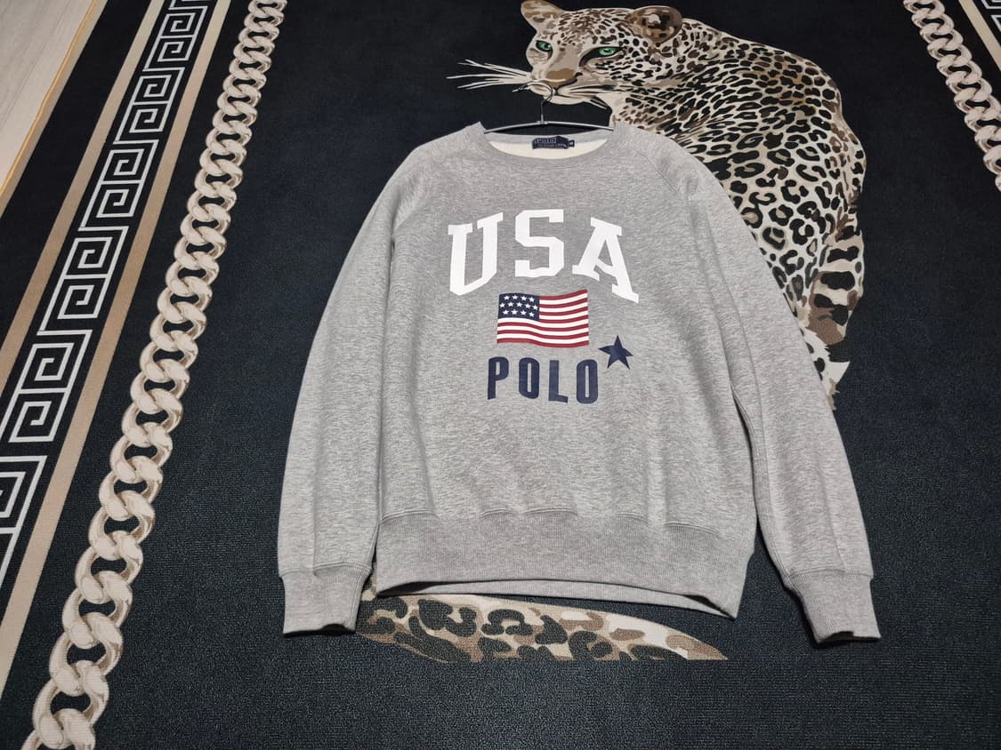 90's 폴로 랄프로렌 빈티지 USA 로고 스웻셔츠 M 정품 상품이미지1