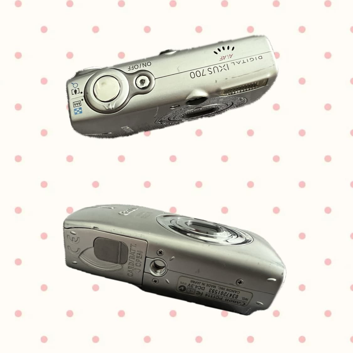 [이채영 디카] 캐논 익서스(ixus) 700 (ixy 600) 상품이미지4