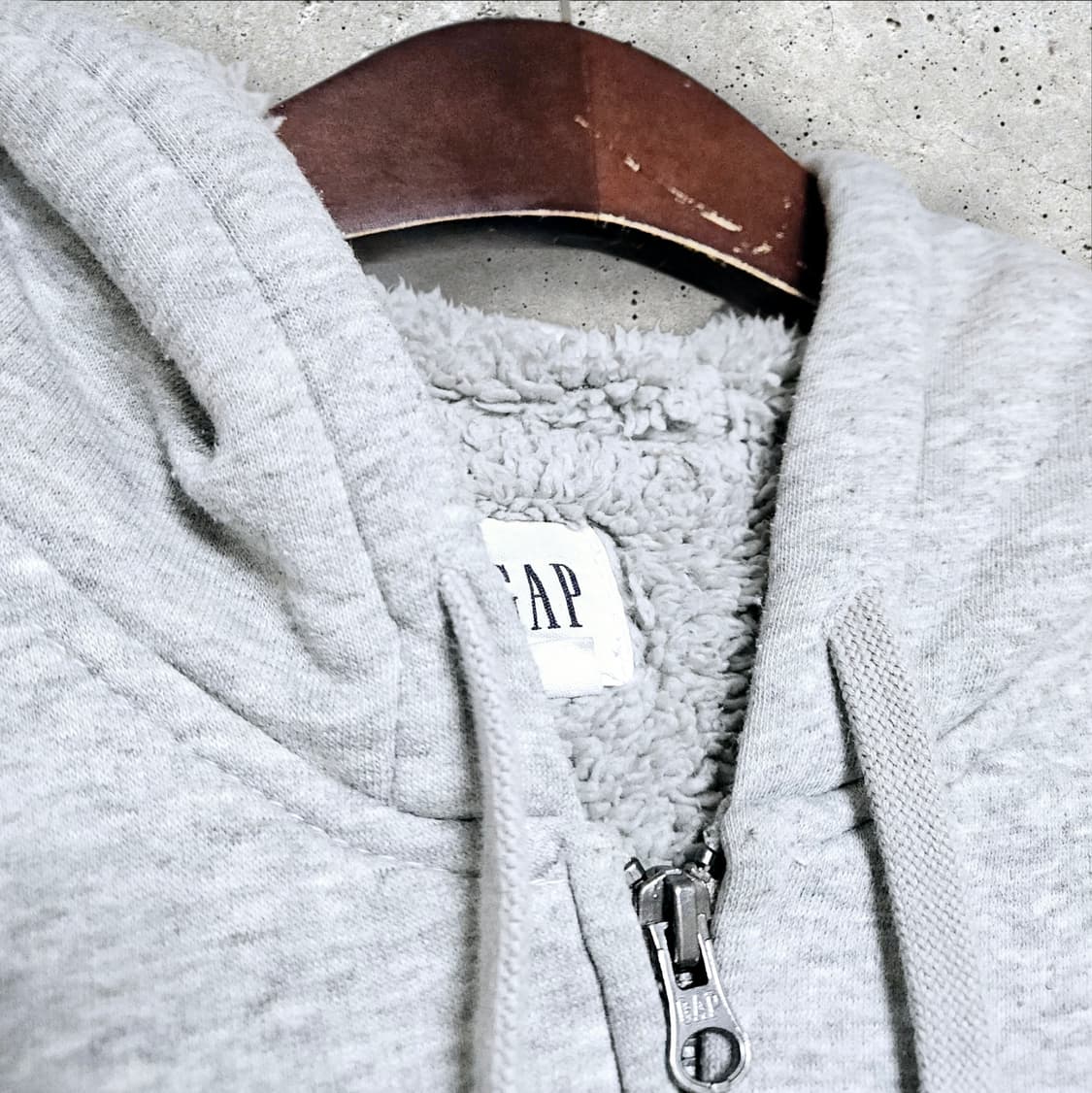 갭 그레이 후드집업 (105/XL) 상품이미지3