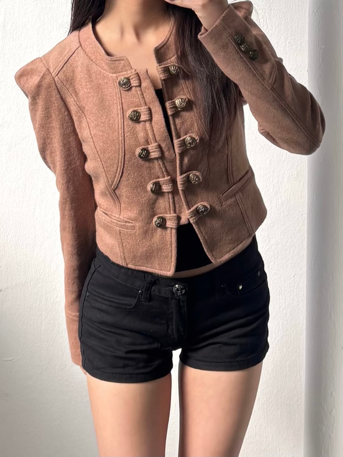 Vintage Brown Short Jacket  상품이미지2