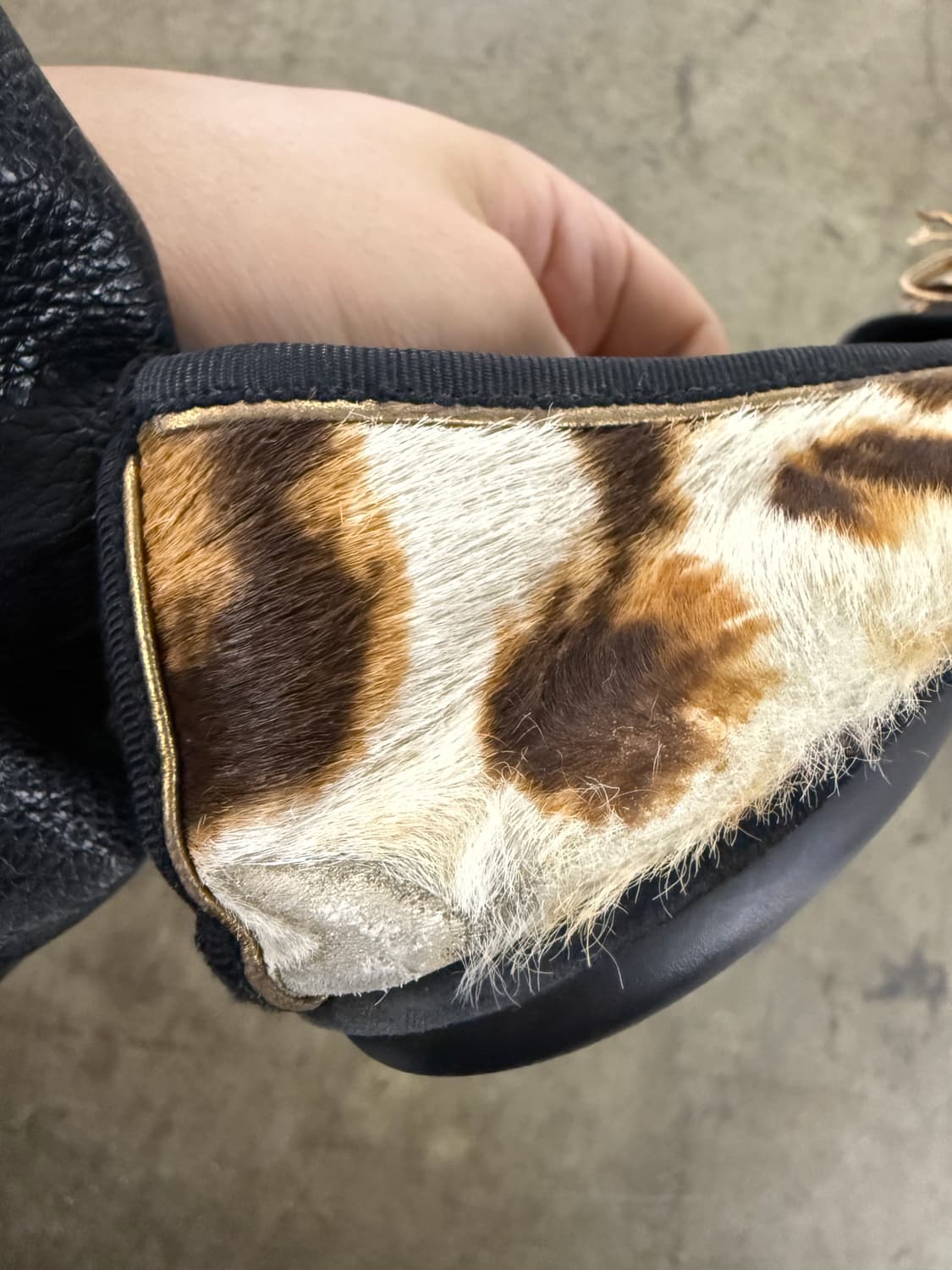 생로랑 정품 레오파드 플랫슈즈 37  상품이미지5