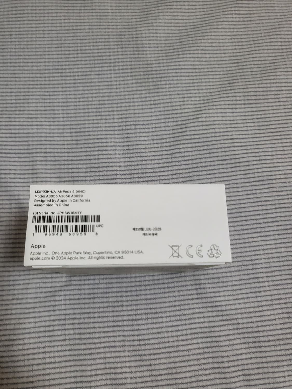 에어팟 4세대 ANC 액티브노이즈캔슬링O 미개봉 새상품 상품이미지3