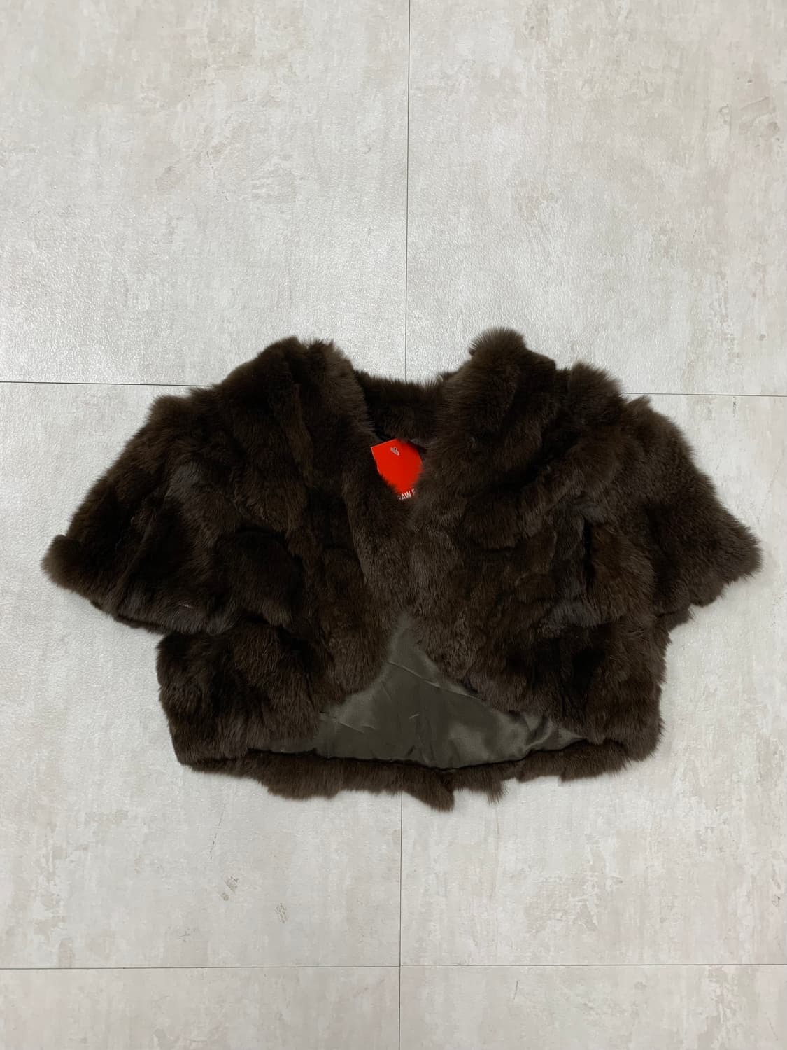 갸루 브라운 퍼 베스트 #03 상품이미지1