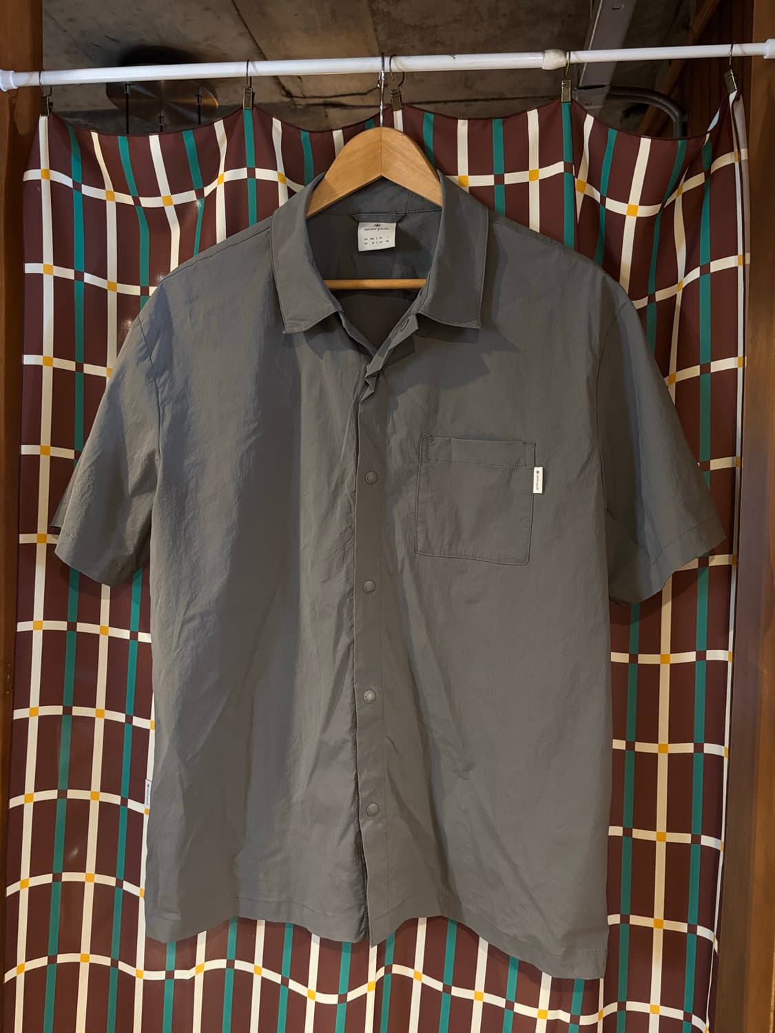 스노우피크 반팔 셔츠 그레이 상품이미지2