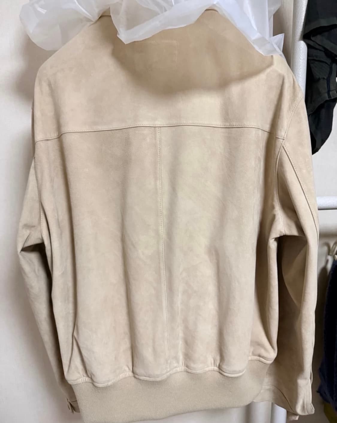 [3] 포터리 고트스킨 스웨이드 자켓 베이지 상품이미지3