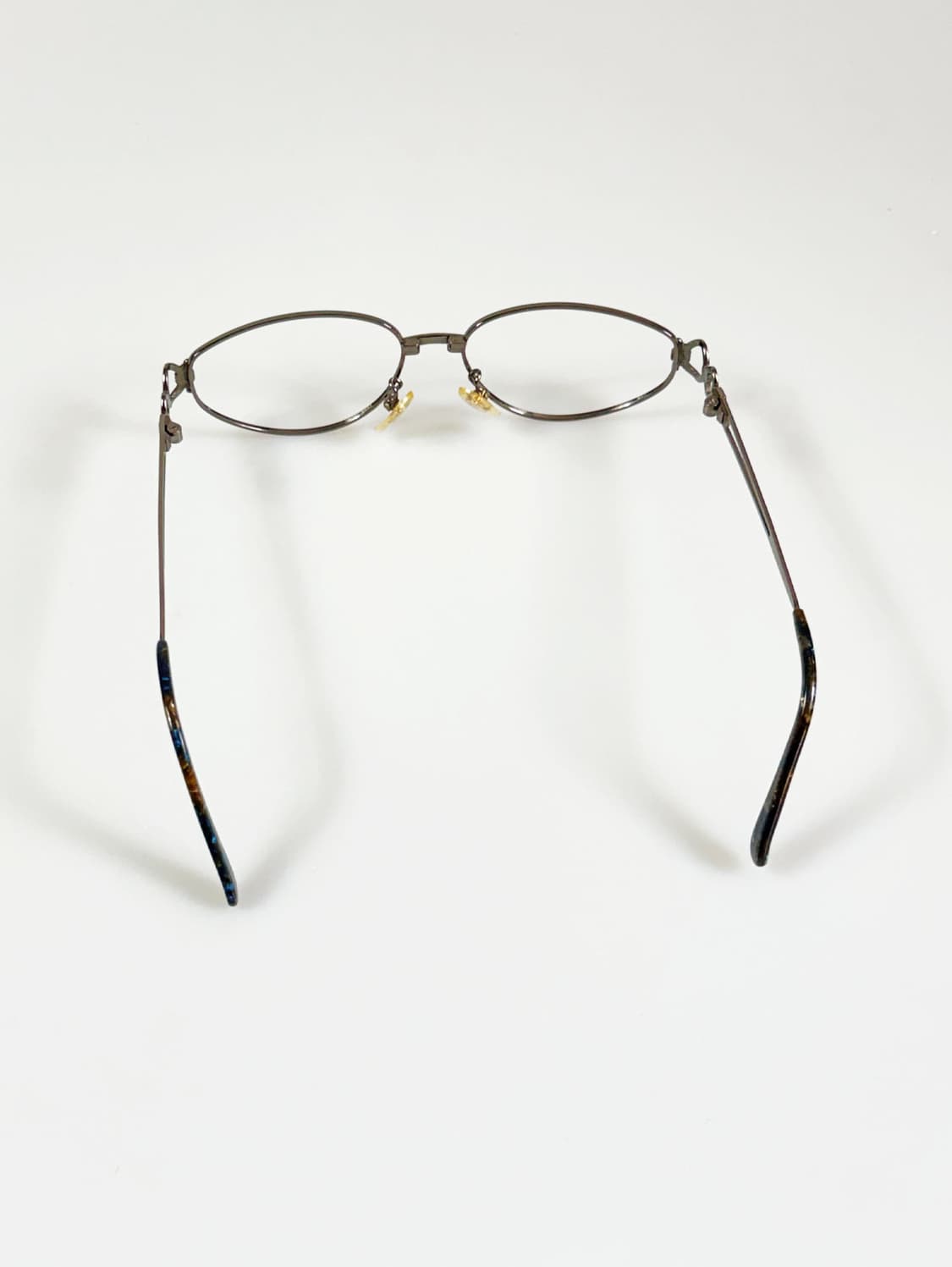 90s 유로피안 슬림 오벌 메탈 프레임 빈티지 안경 상품이미지5