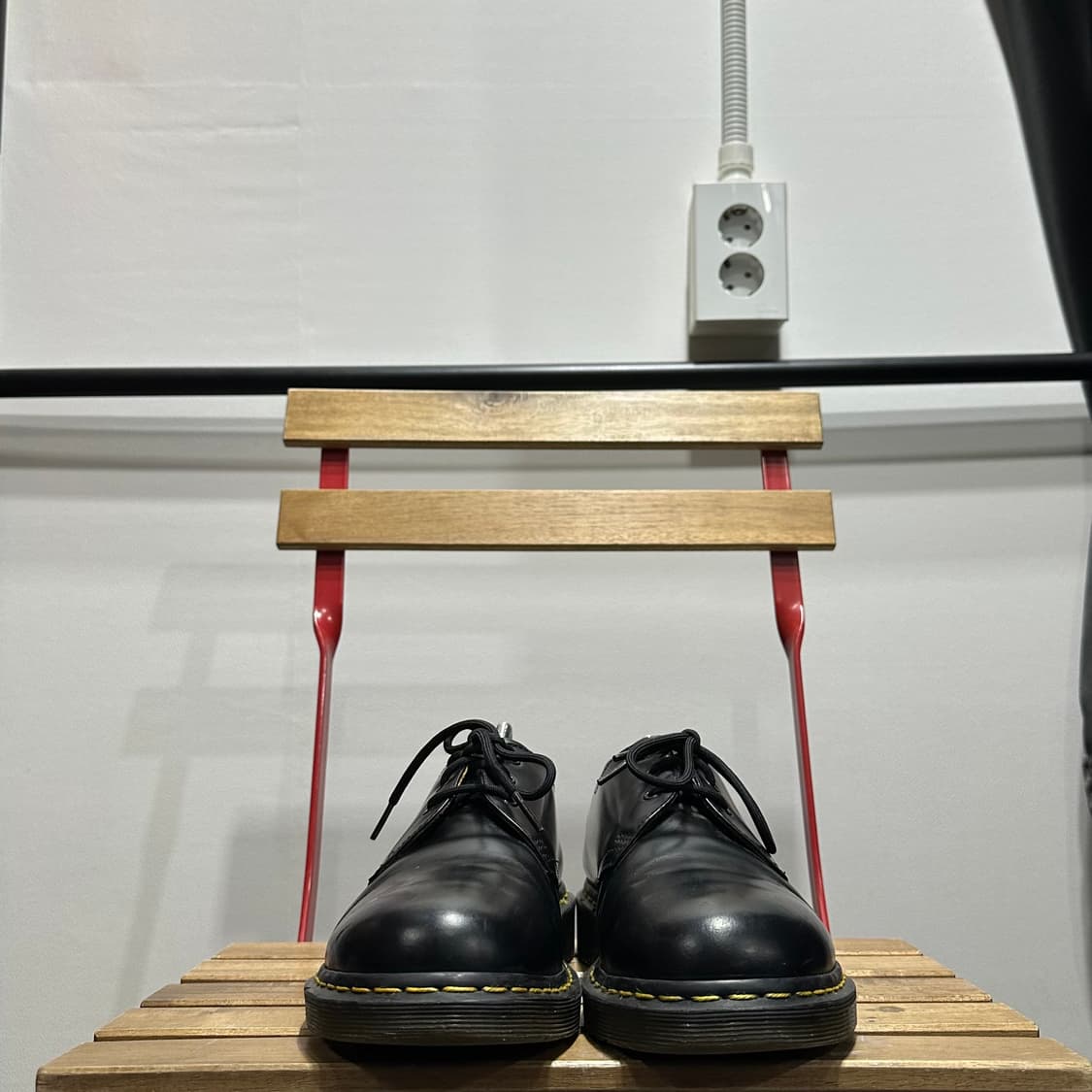 UK8 270 ) 닥터마틴 로퍼 남성 남자 구두 1461 3홀 블랙 상품이미지2