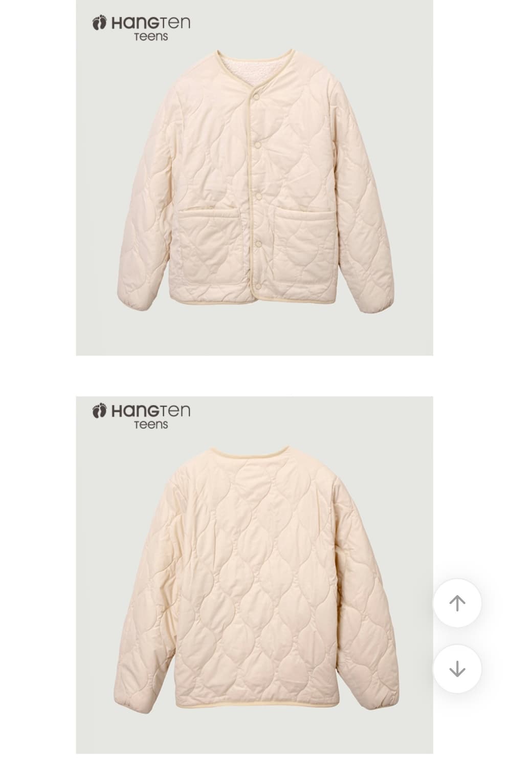 행텐 리버서블 점퍼 상품이미지1