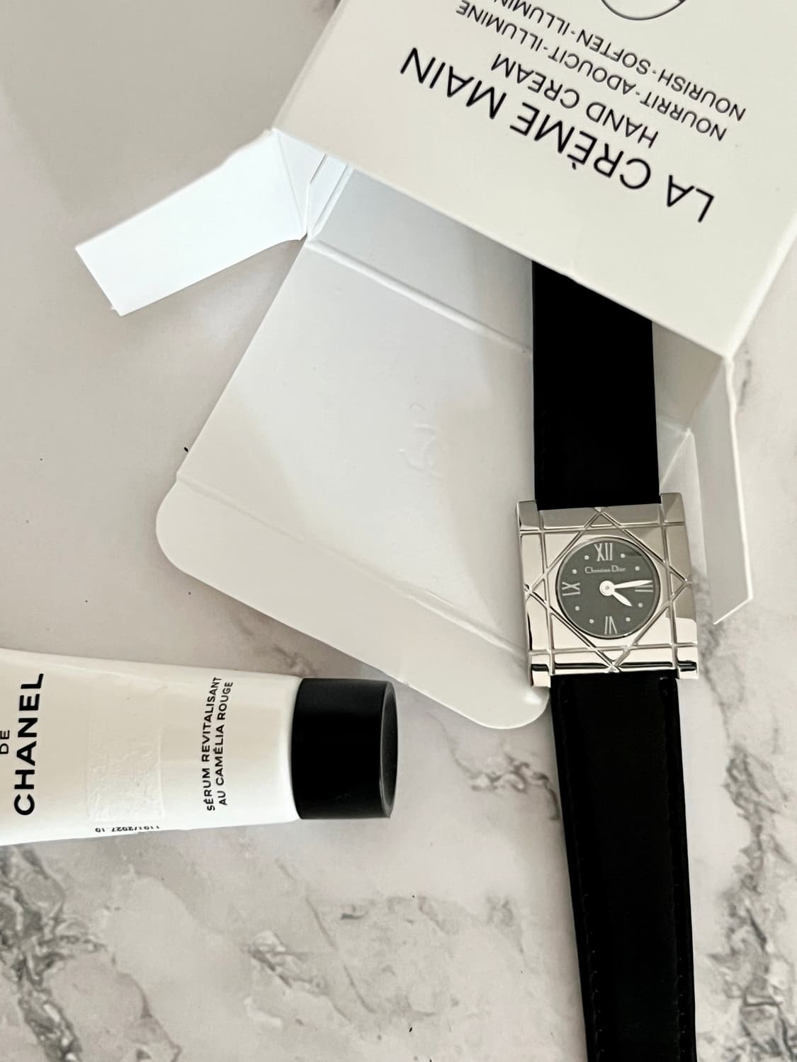 Dior 까나쥬 패턴 스퀘어 디올 시계 상품이미지2