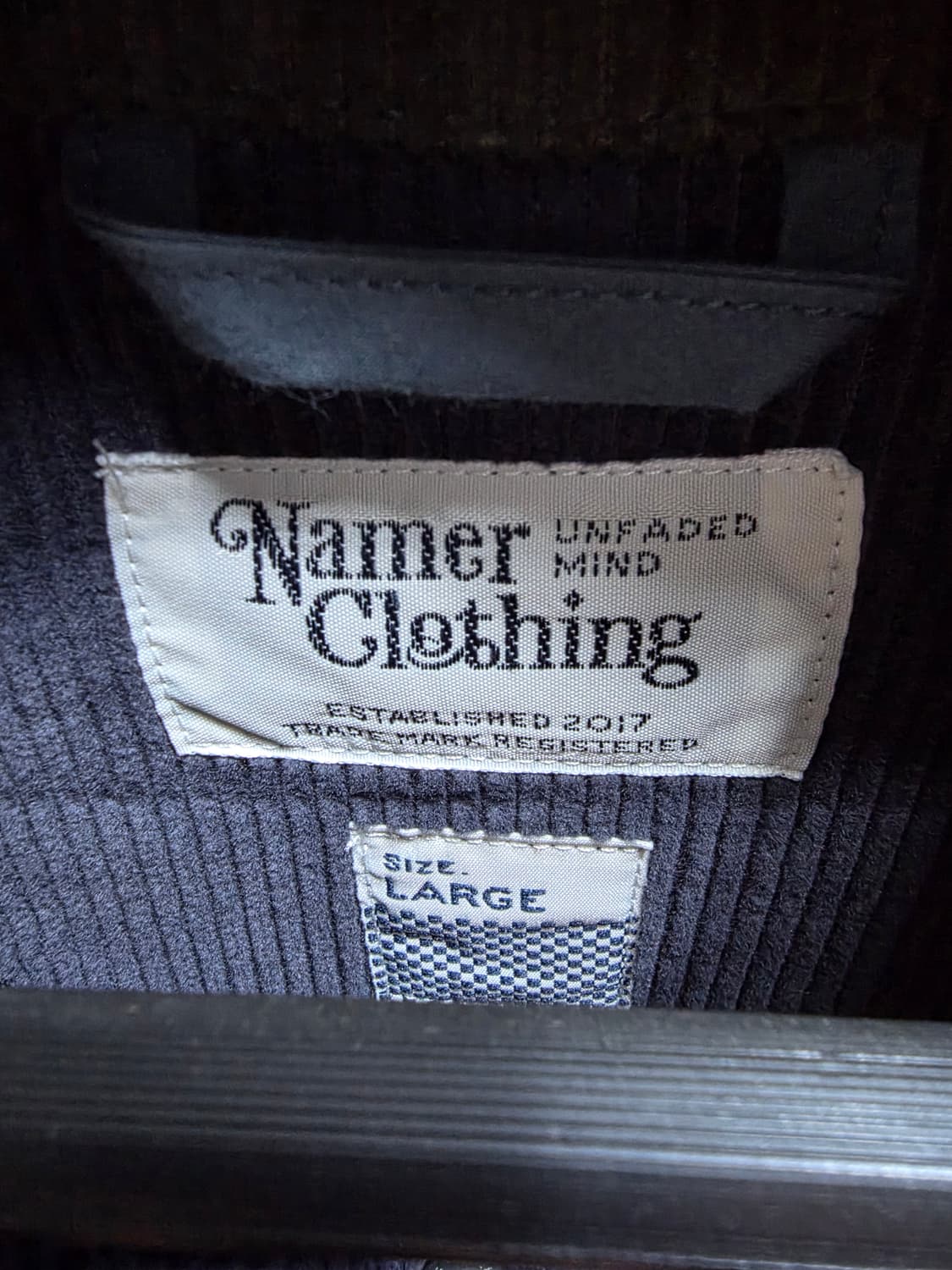 네이머클로딩 패치워크 코트 상품이미지2