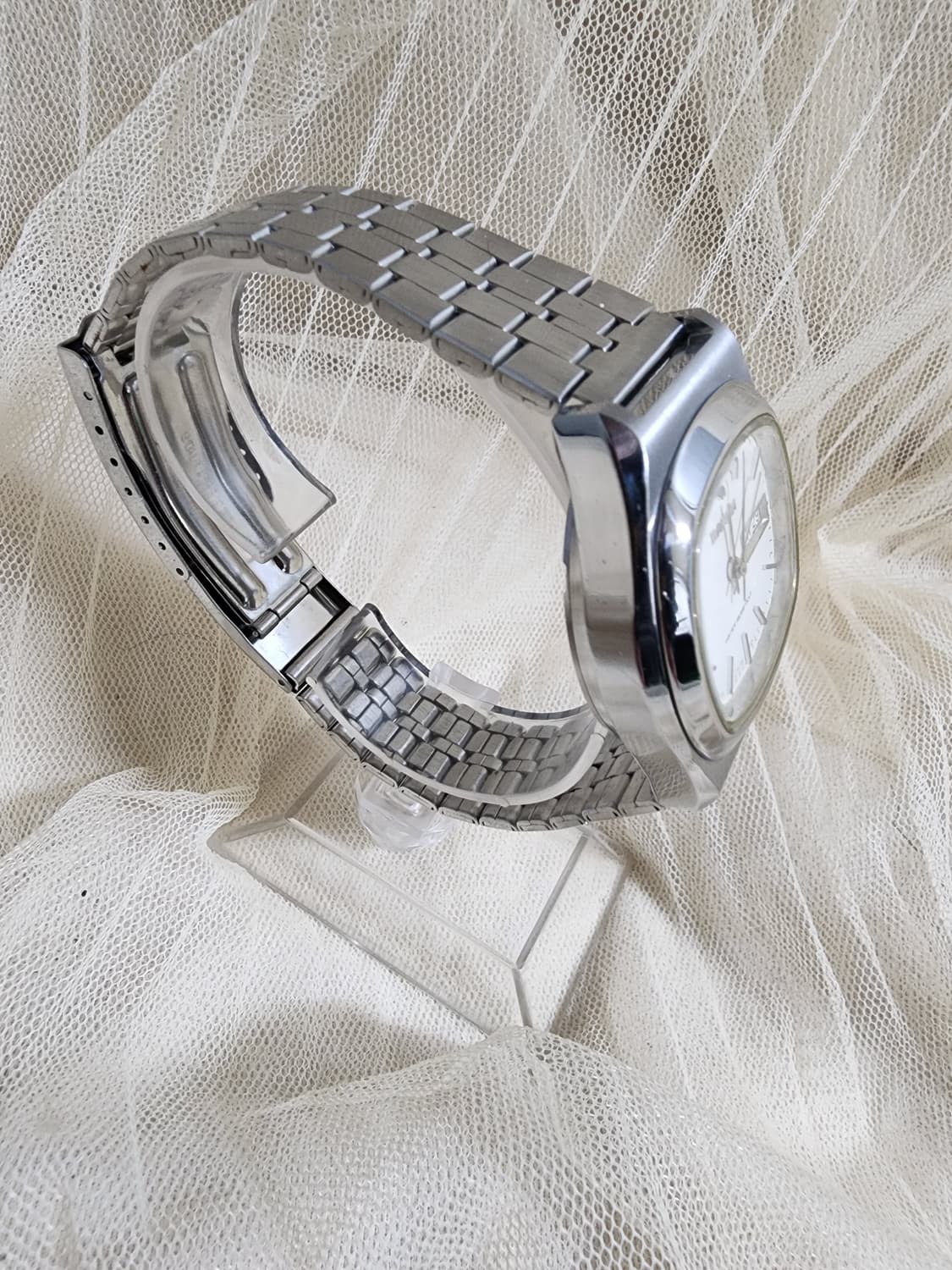 빈티지 BARON 바론 테레비 기계식 수동 시계 메탈 상품이미지2