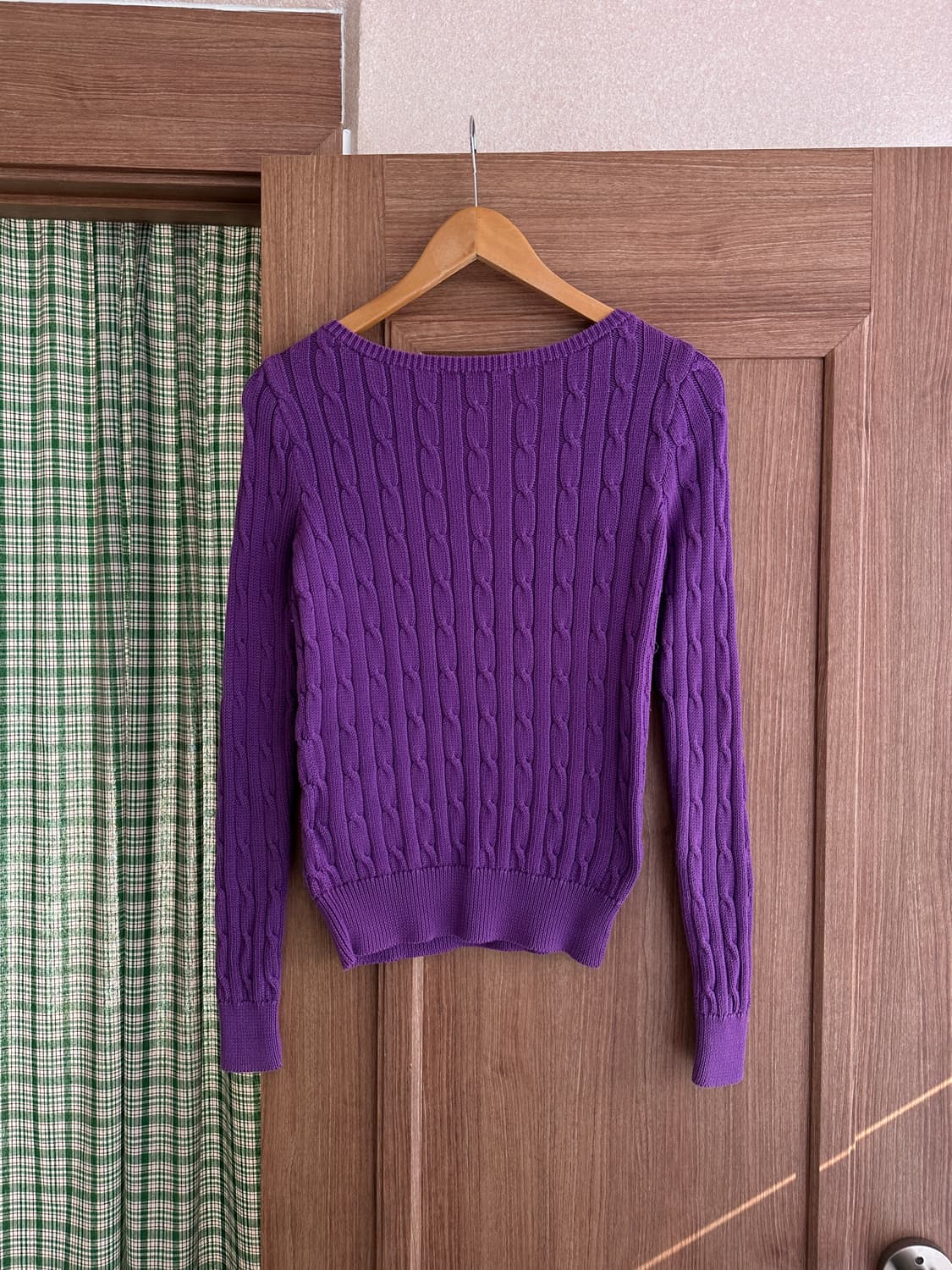 폴로 랄프로렌 여성 꽈배기 니트 M 상품이미지3