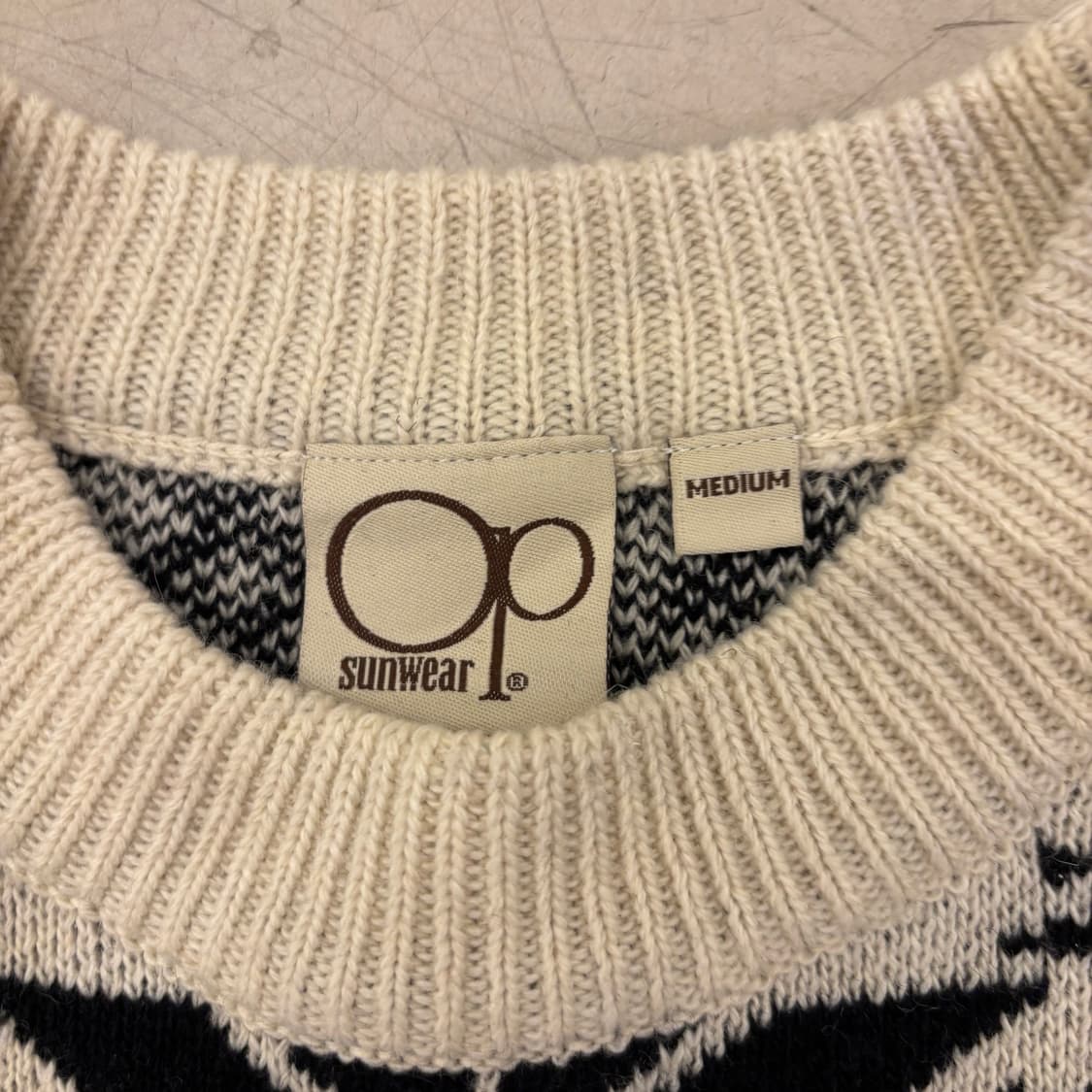 오션퍼시픽 패턴 니트 상품이미지3