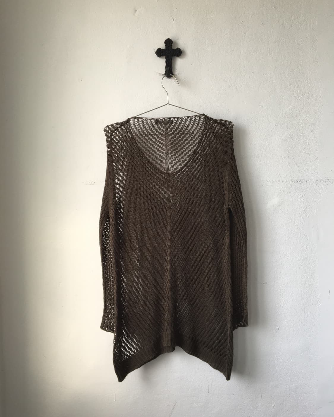 Khaki Punching knit 상품이미지3