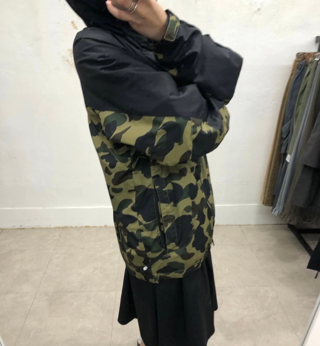 베이프 카모 자켓 상품이미지3