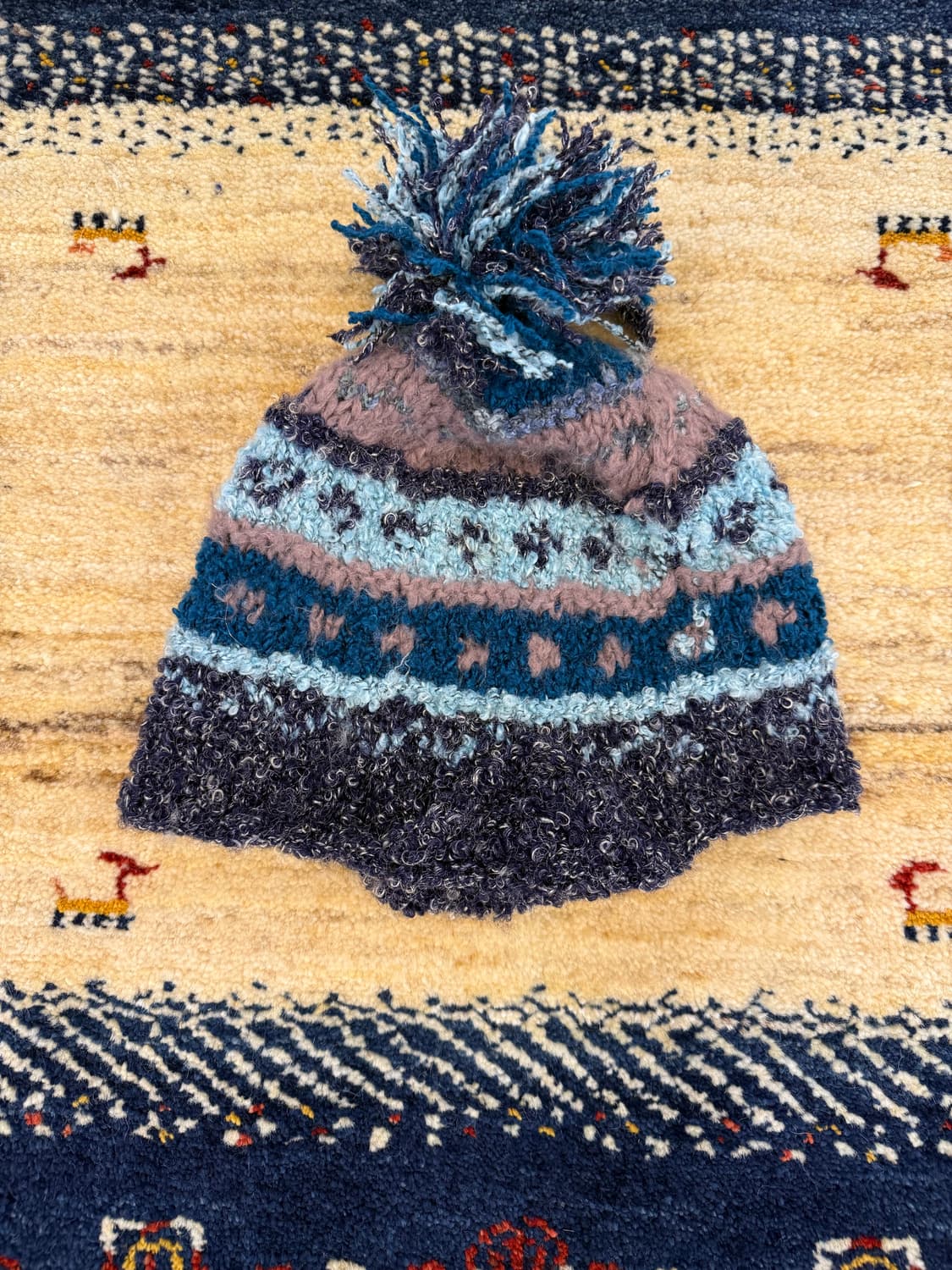 빈티지 부클 니트 비니 상품이미지2