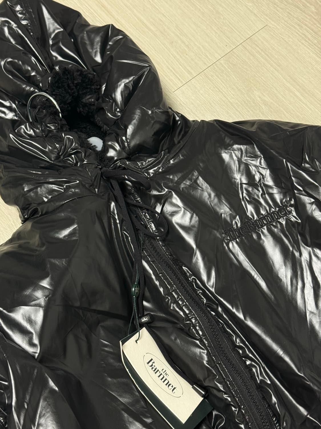 더바넷 에코 시어링 스너글 리버시블 자켓 블랙  상품이미지2