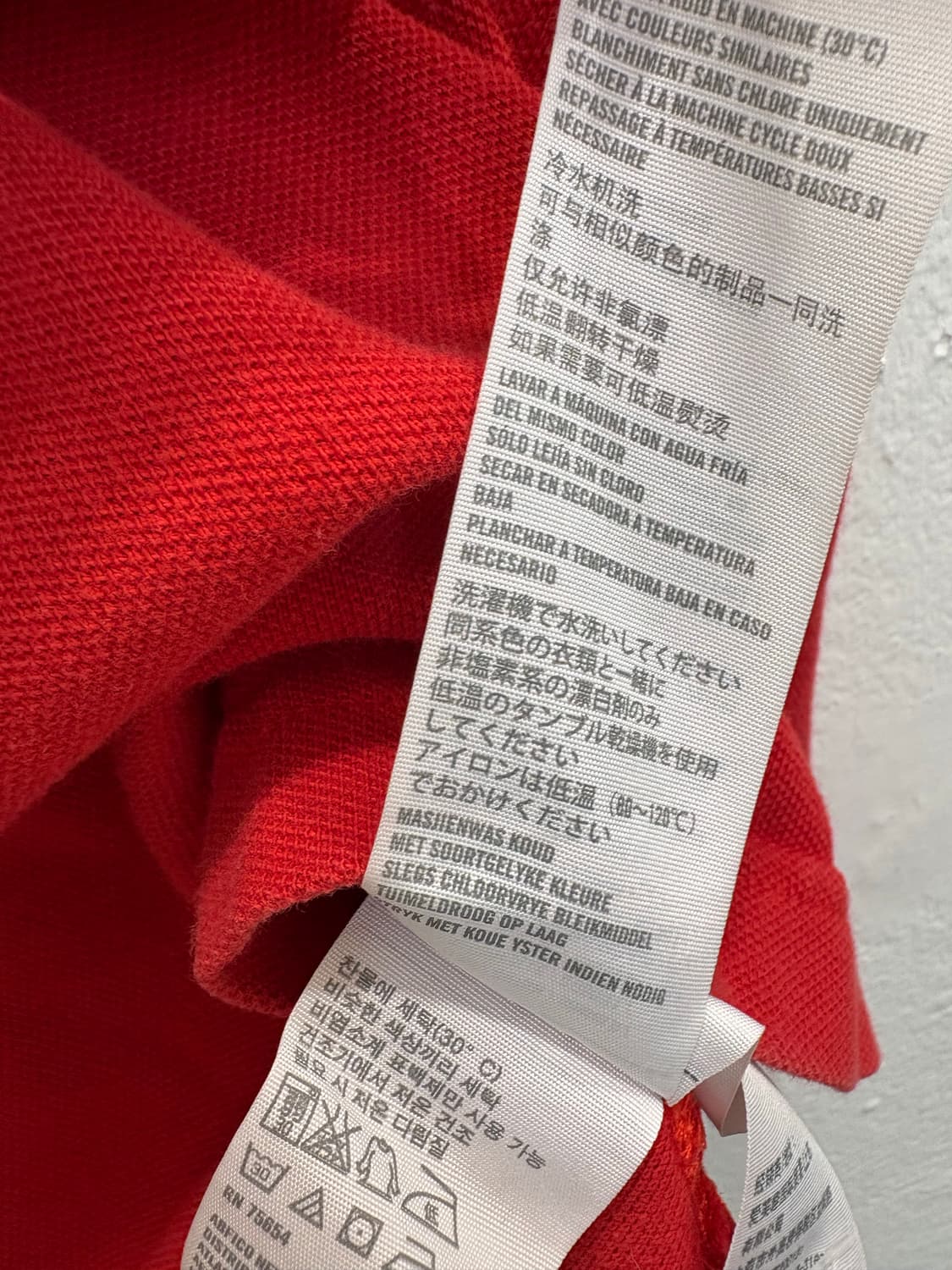 홀리스터 로고 카라티 레드 상품이미지7