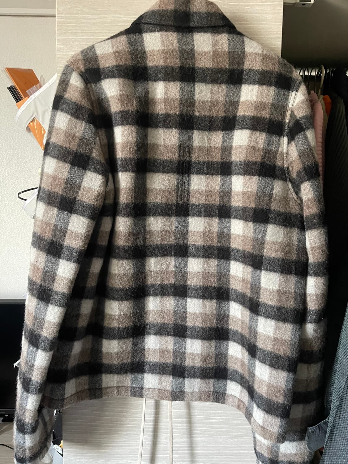 [48] 릭오웬스 울 플란넬 오버셔츠 상품이미지6