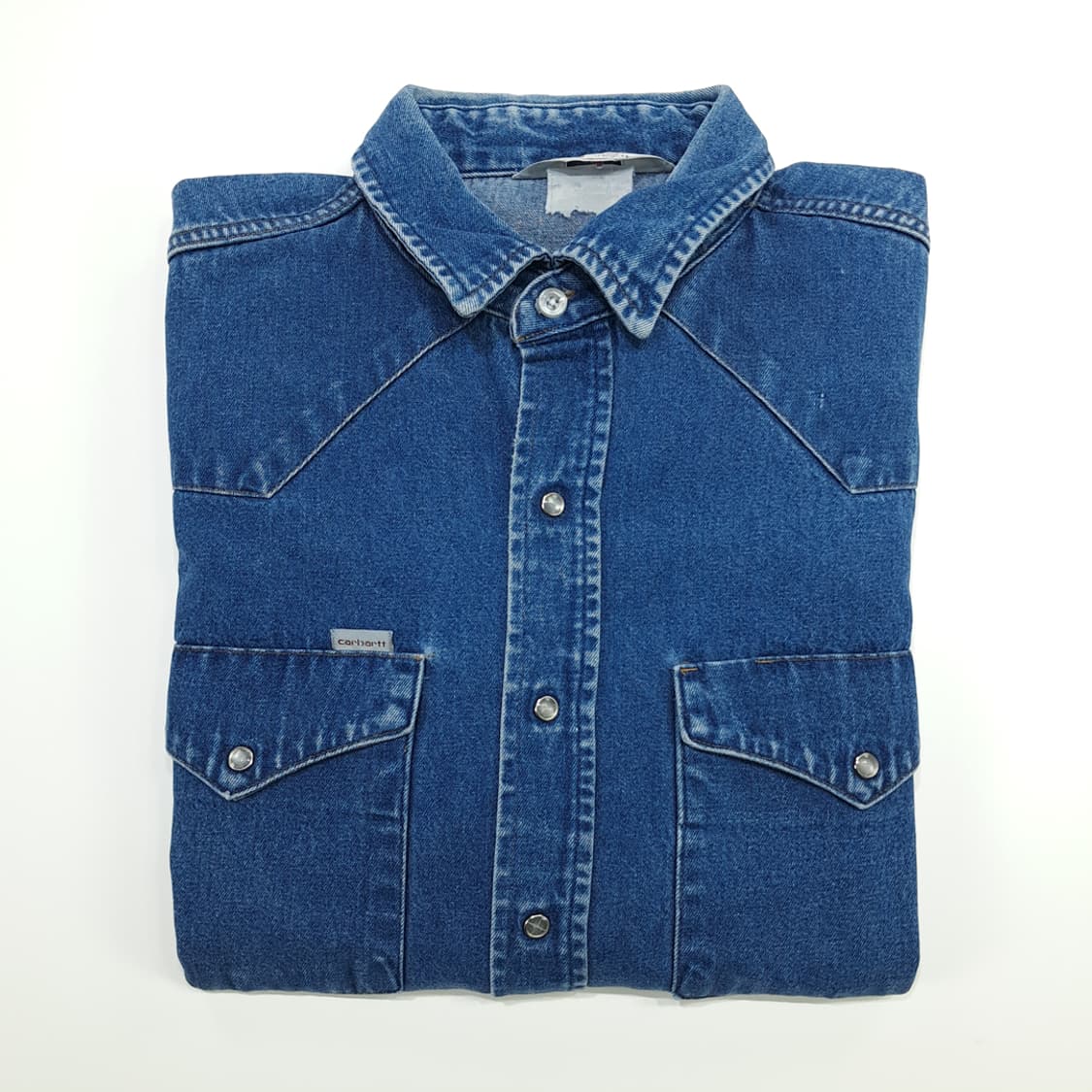 CN672 XL 칼하트 데님 긴팔 웨스턴 셔츠 남방 상품이미지8