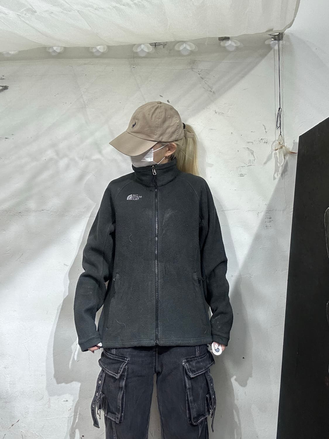 노스페이스 후리스 차콜 뽀글이 자켓 M 상품이미지2