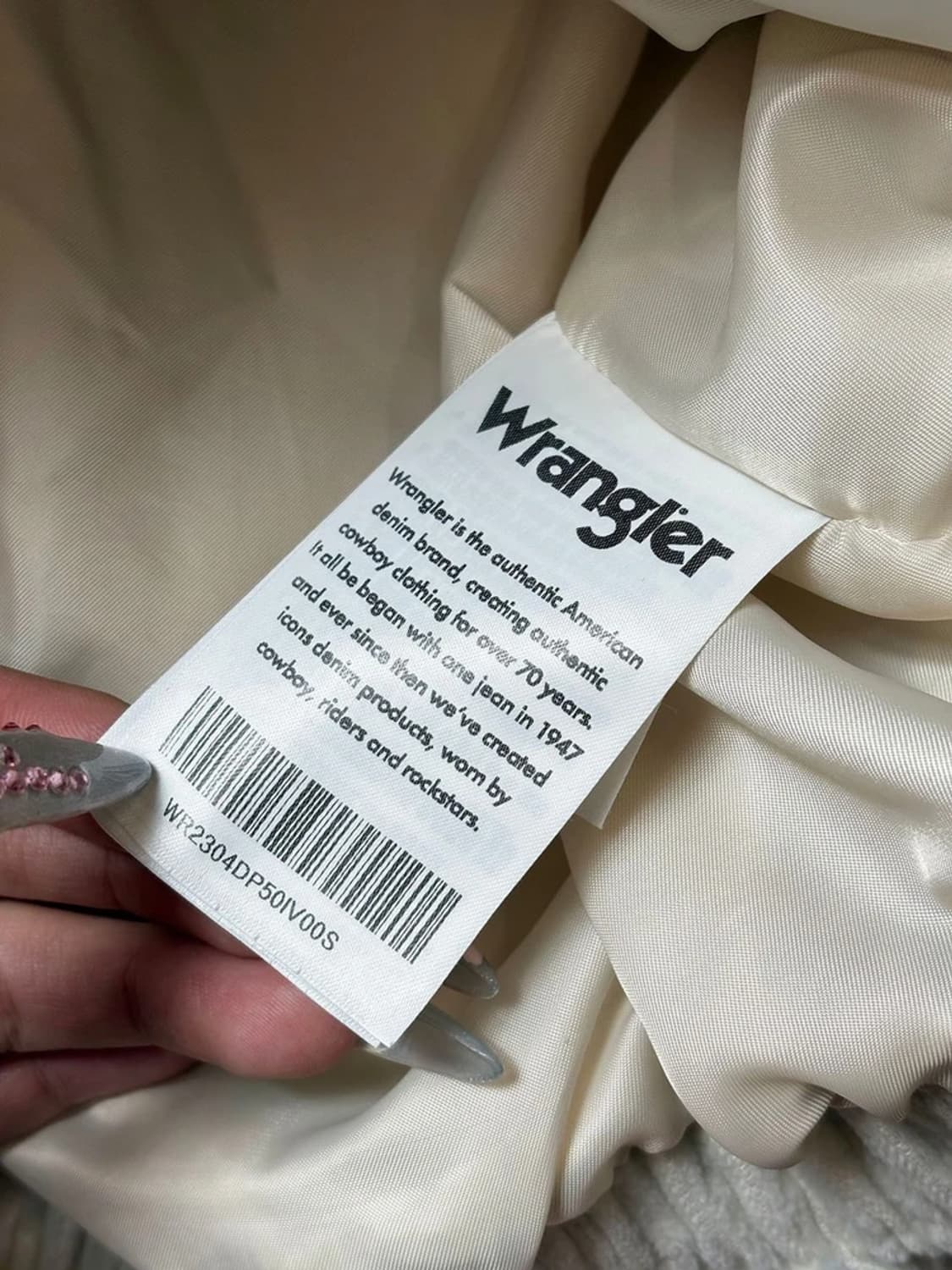 랭글러 23FW 코듀로이 덕다운 크롭 패딩 PN6549 상품이미지8