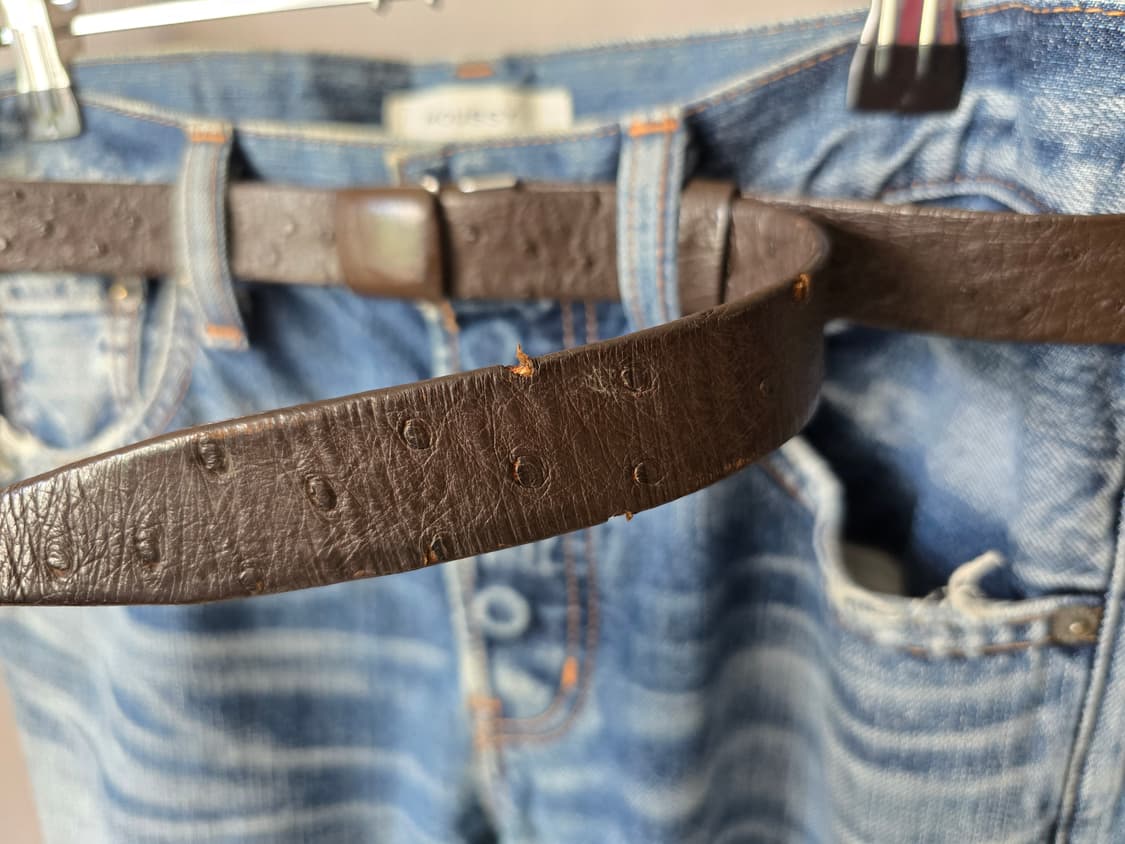 RARE 80s Japan Archive - Ostrich belt 상품이미지7