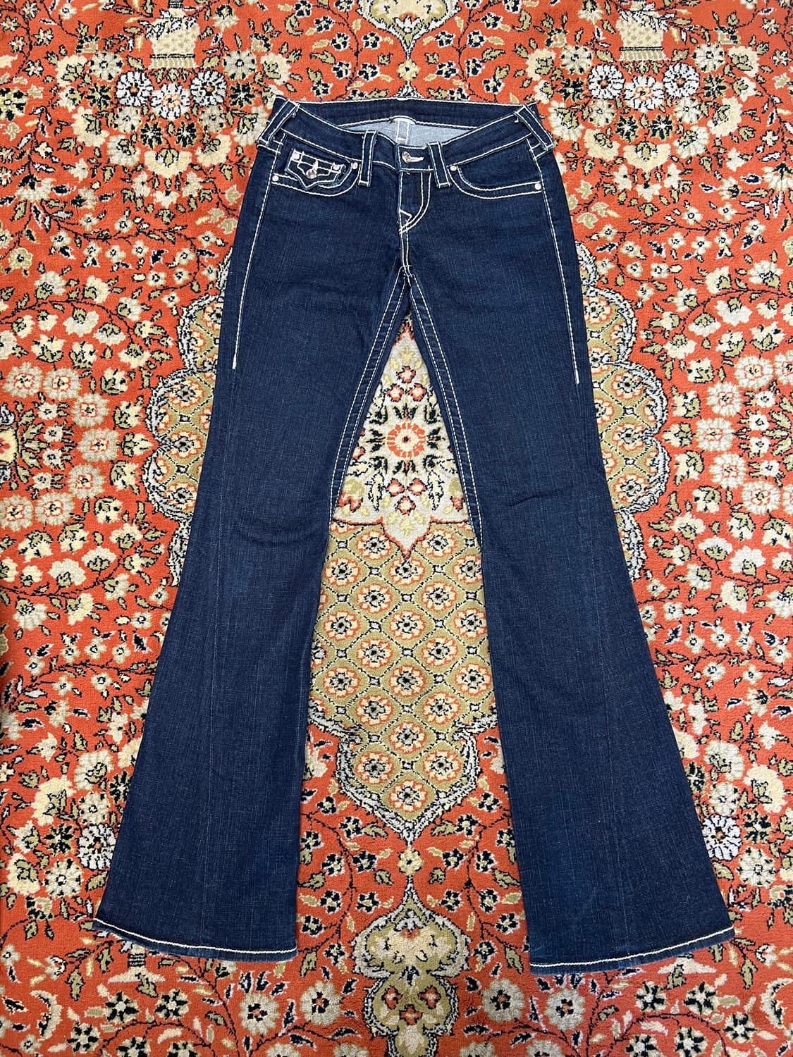 [27] 트루릴리전 디스코 조이 빅 티 진청 부츠컷 데님팬츠 상품이미지1