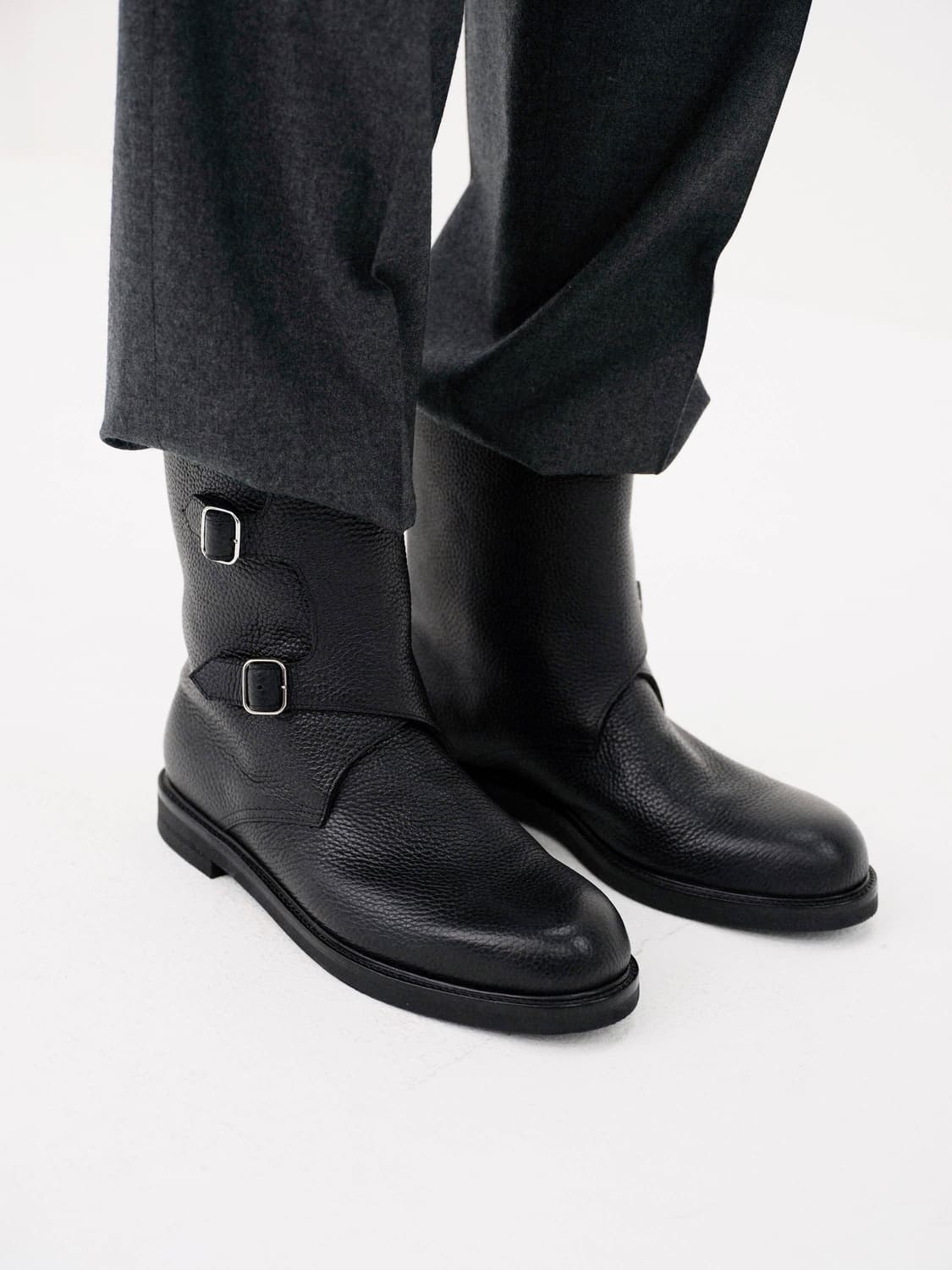 [280] 오라리 25FW 몽크스트랩 워커 부츠 상품이미지1