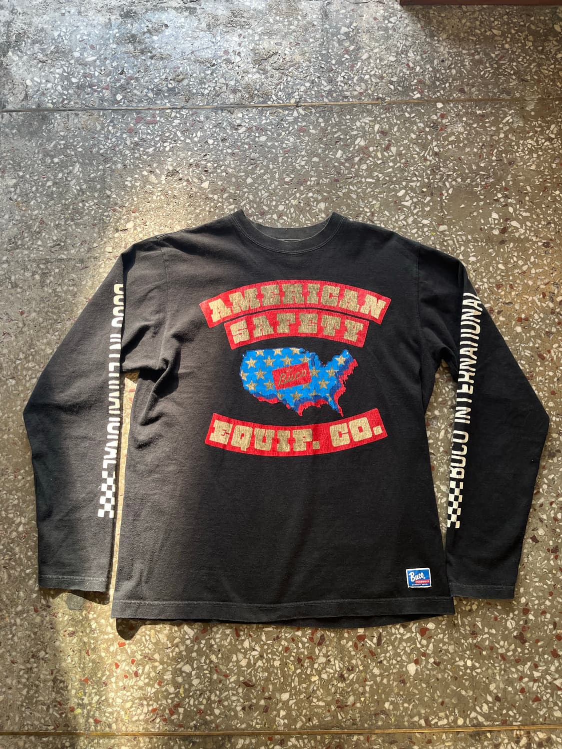 Buco 부코 아메리칸 세이프티 그래픽 긴팔티셔츠 상품이미지3