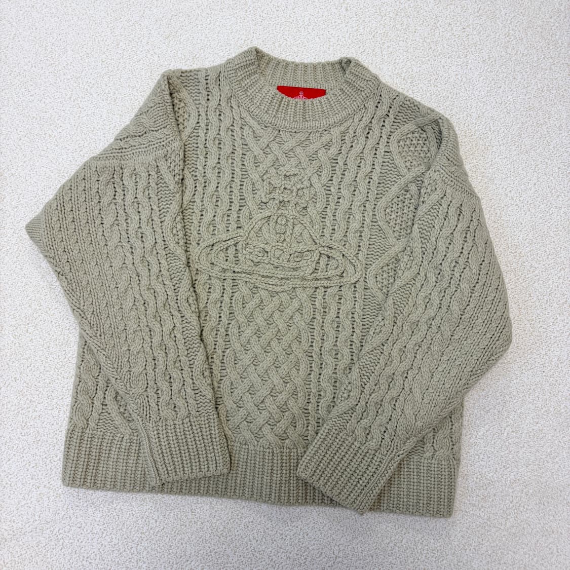 비비안웨스트우드 케이블 ORB포인트 스웨터 상품이미지2