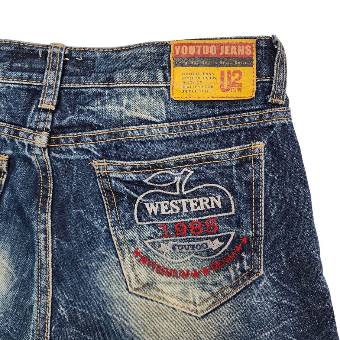 M YOUTOO JEANS 애플 데님 숏팬츠 상품이미지3