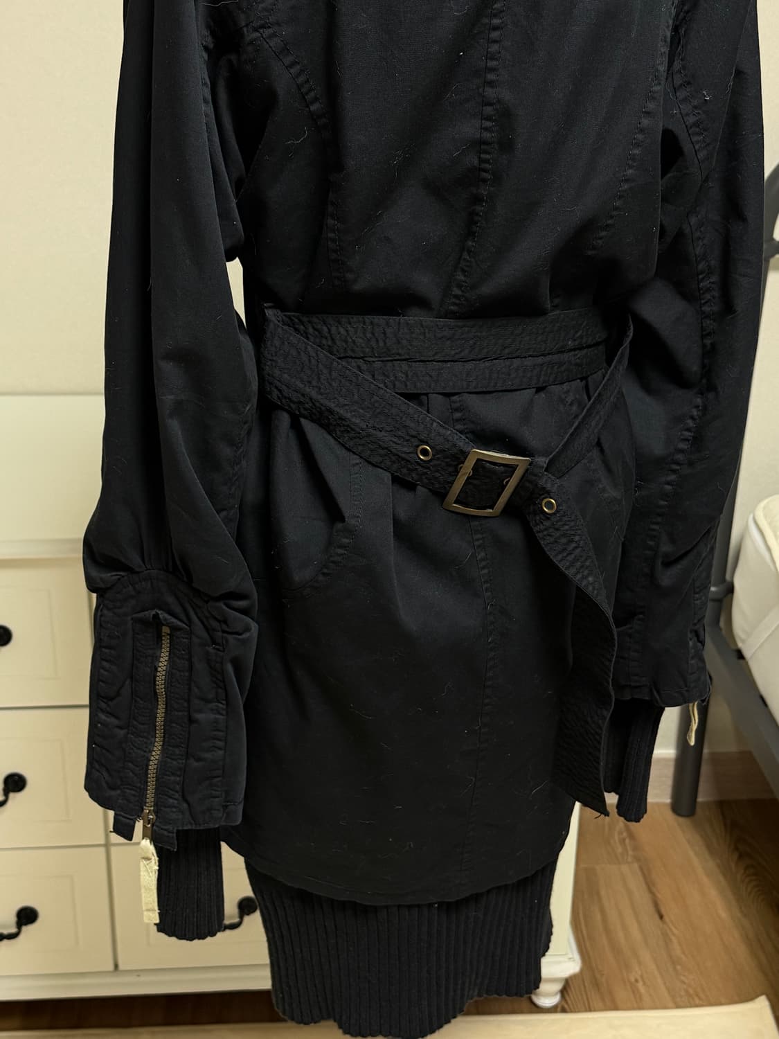 빈티지 투웨이 야상 원피스 자켓 상품이미지5